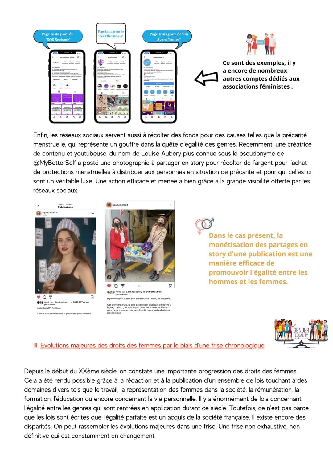 # L'EGALITÉ EST
NOTRE
RESPONSABILITÉ À
TOUS!
L'égalité est le
combat de toute
une vie
66
LA PROMOTION DE L'EGALITE ENTRE LES
FEMMES ET LE