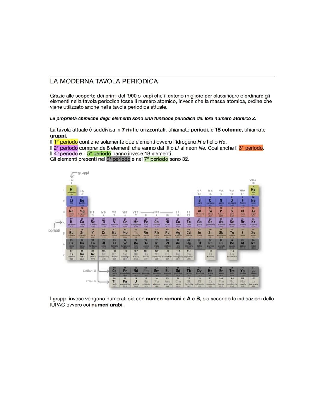 # STRUTTURA ATOMICA E
# PERIODICITÀ
Fatto da Davide Di Tommaso;
Ordine seguito e immagini provenienti da "Il linguaggio della chimica secon