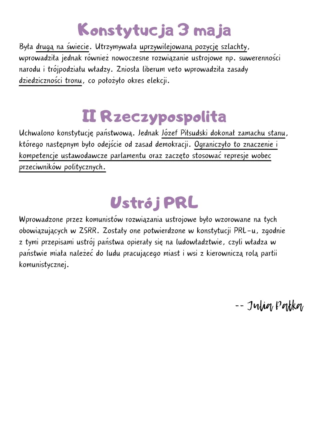DEMOKRACJA
(z greckiego rządy ludu, ludowładztwo) ustrój polityczny, w którym obywatele mają
prawnie zapewniony udział w sprawowaniu władzy