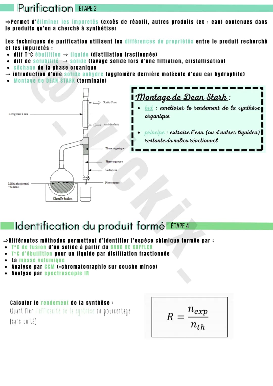 # PREMIDE-TERNALE Synthèse organique SPÉ PHYSIQUE-CHIMIE
Synthèse ensemble des étapes de formation d'une ou plusieurs espèces chimiques
(=p
