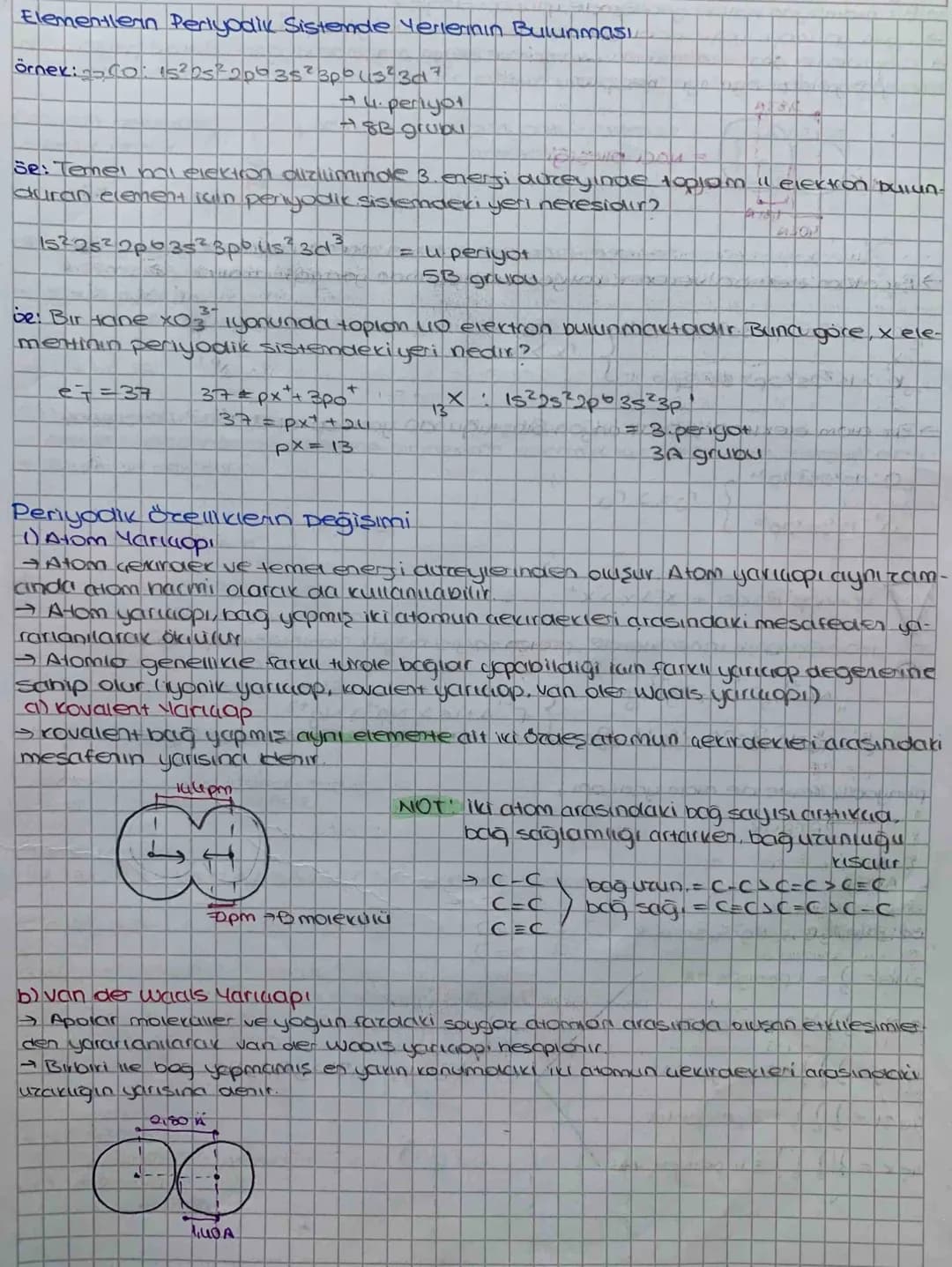 3. BÖLÜM PERIYODIK ÖZELLİKLER
Modern Periyodik sisten ve özellikleri
modern periyodiksistende elementler arten atom numaralarina göre yatay