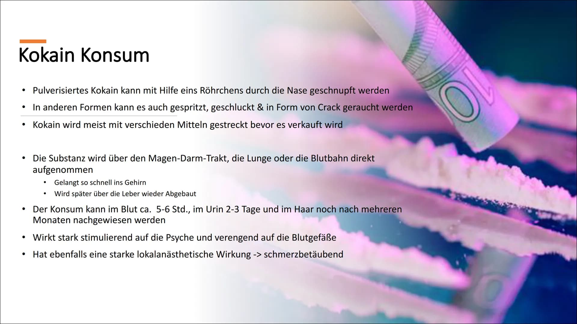 # Was Kokain mit
uns macht
Von Stacie Alozie Inhaltsverzeichnis
criminal death
powder narcotic
packet cook spoon
crystal
risk
dependence c