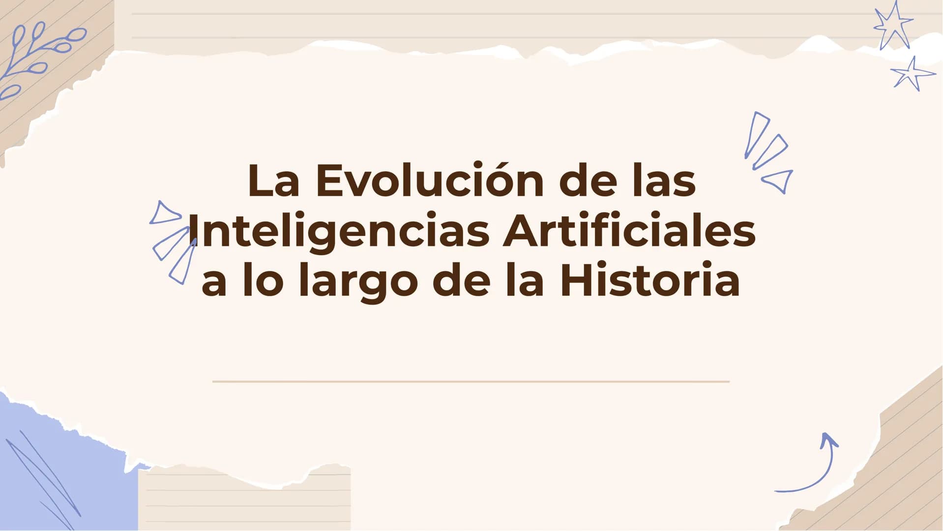 # La Evolución de las
## Inteligencias Artificiales
a lo largo de la Historia # Introducción
La inteligencia artificial ha evolucionado sig