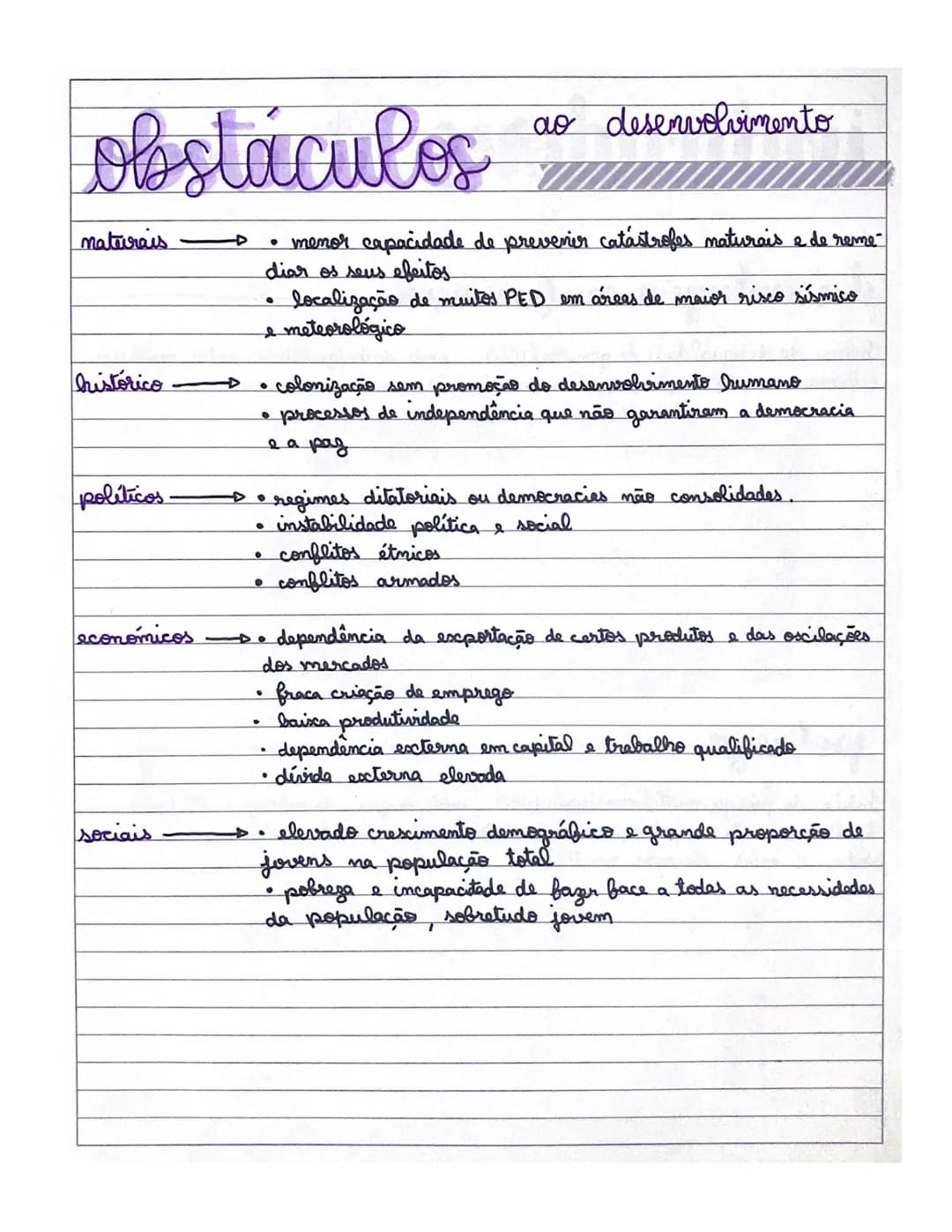 constrastes
de
desenvolvimento
PIB (produto interno bruto) - valor de todos os bens e serviços produzidos pelos habi
tantes (nacionais e es
