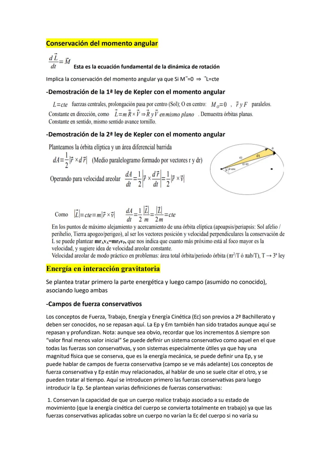 # Leyes de Kepler
Desarrolladas para planetas orbitando alrededor del Sol, pero igualmente válidas para objetos
orbitando por gravedad resp