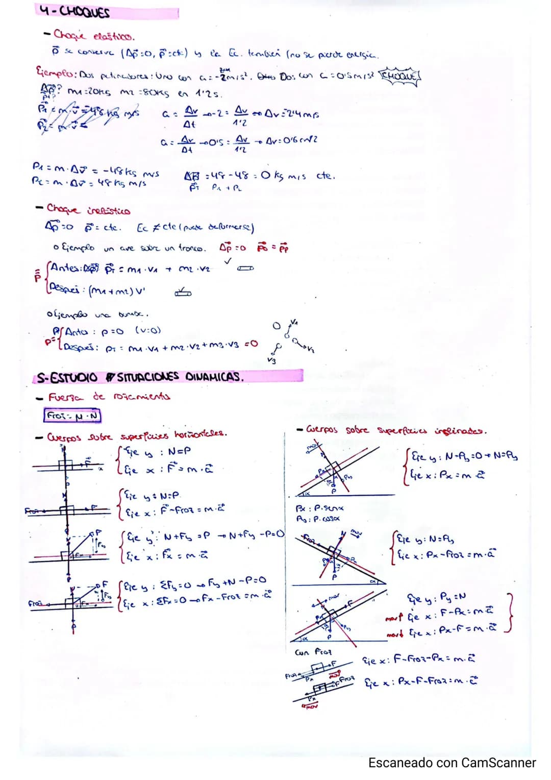 # 7-DINAMICA.
# 1-COMO MEDIR $\overrightarrow{F}$ CON $\overrightarrow{V}$
1º Ditesar ejos de referencia.
-F
F
2º-Oscomparer perses.
*