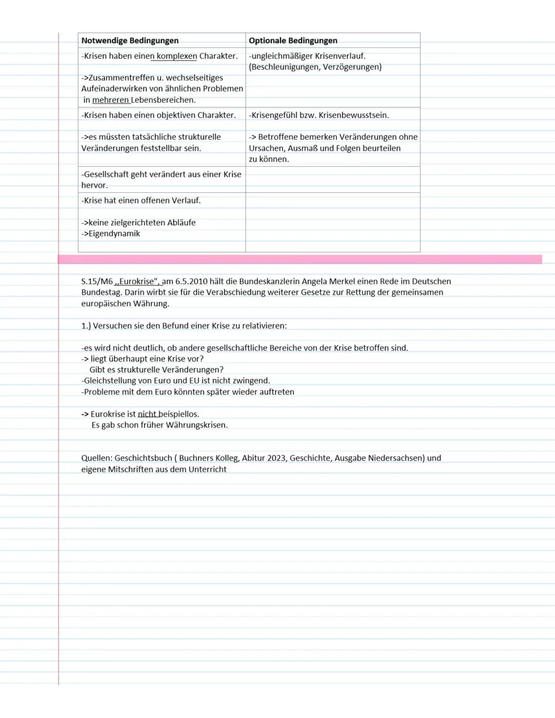 # 1.1 Kernmodul: Krisen
Montag, 25. Oktober 2021 11:39
S.12/M2,,Krise als neues Zeitverständnis"
1.) Erläutern Sie den Zusammenhang zwisch
