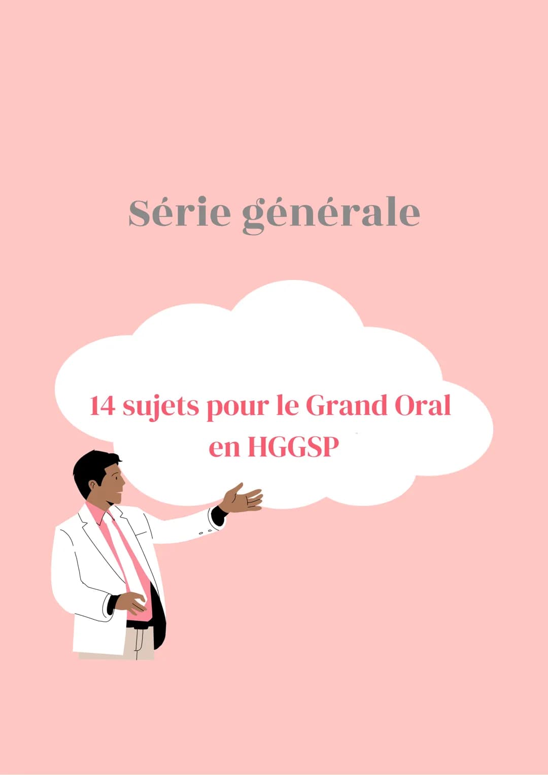 # Série générale
14 sujets pour le Grand Oral
en HGGSP - La télévision est-elle un média voué à
disparaître ?
- Quelle est la place de la f