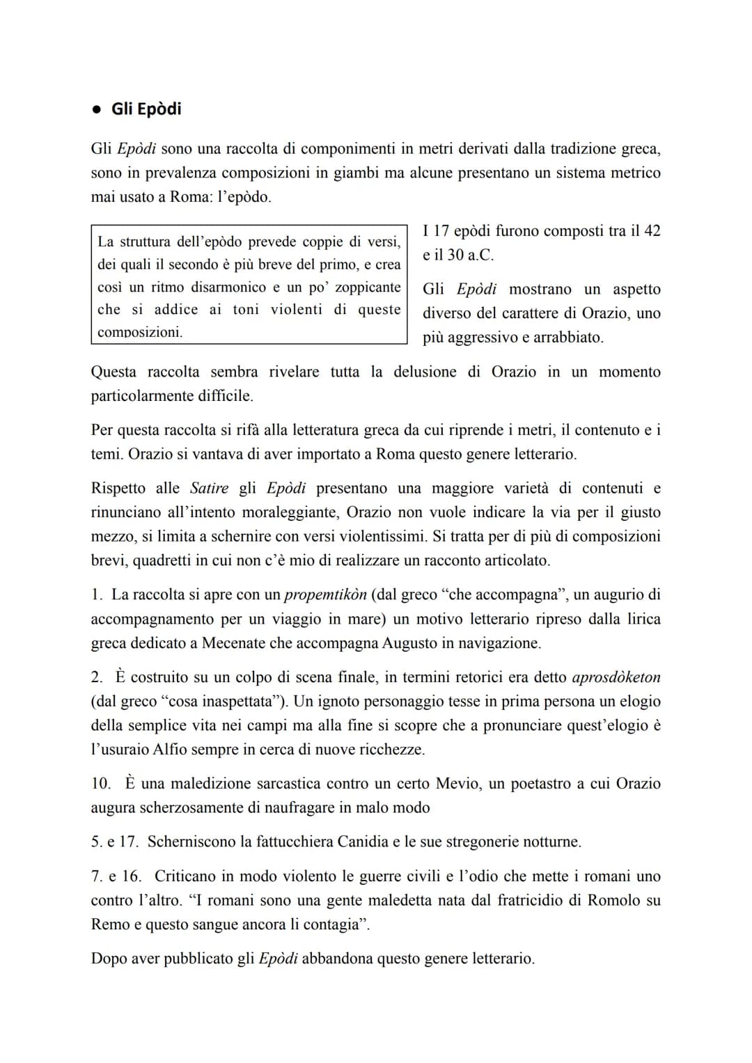 # Quinto Orazio Flacco
• Vita
Nasce 1'8 dicembre del 65 a.C. a Venosa (paese al confine tra Lucania e Apulia).
Era figlio di un liberto d