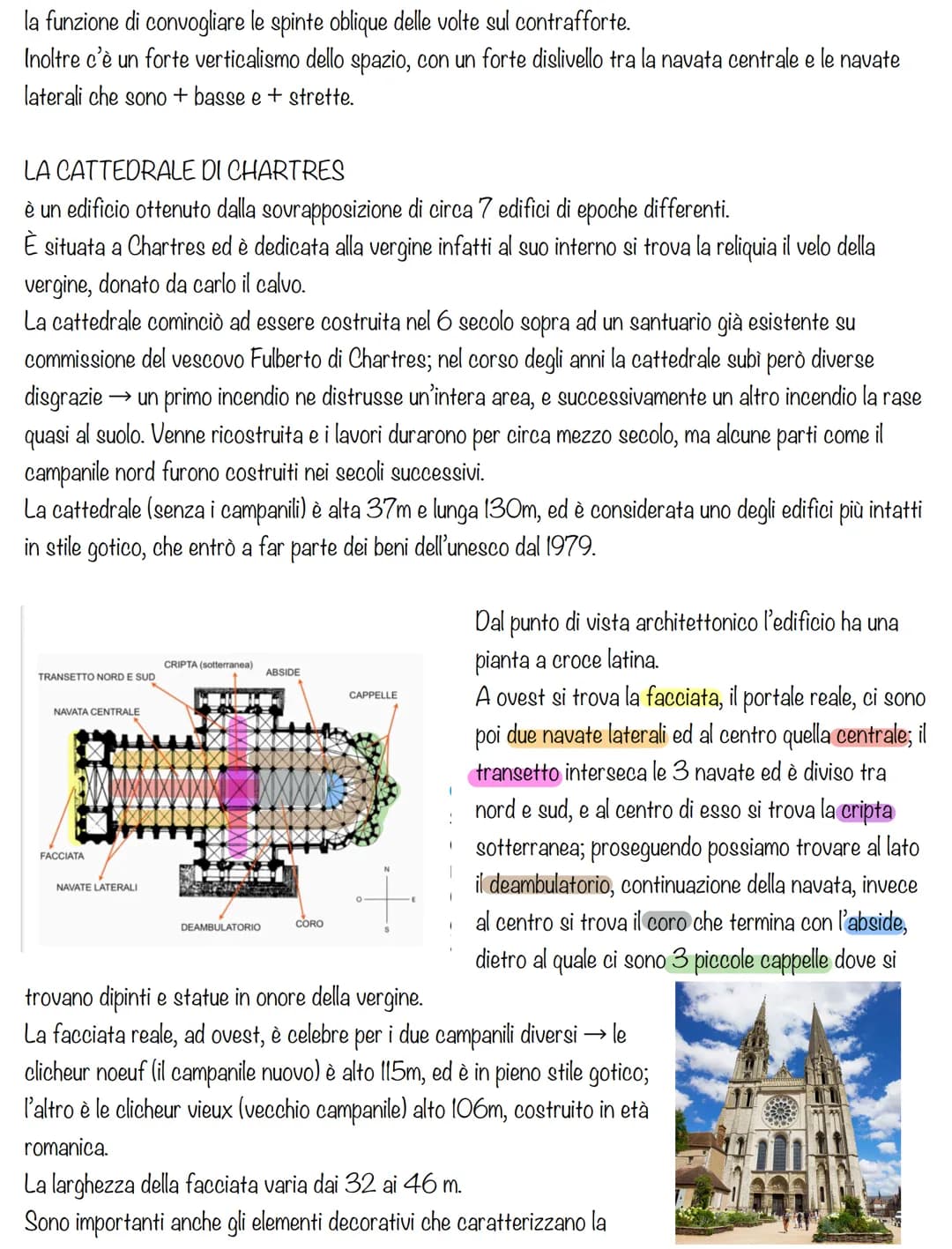 # IL GOTICO
L'architettura gotica si sviluppa tra il 1200 e il 1300.
Il termine "gotico" inizialmente assume un valore dispregiativo perch