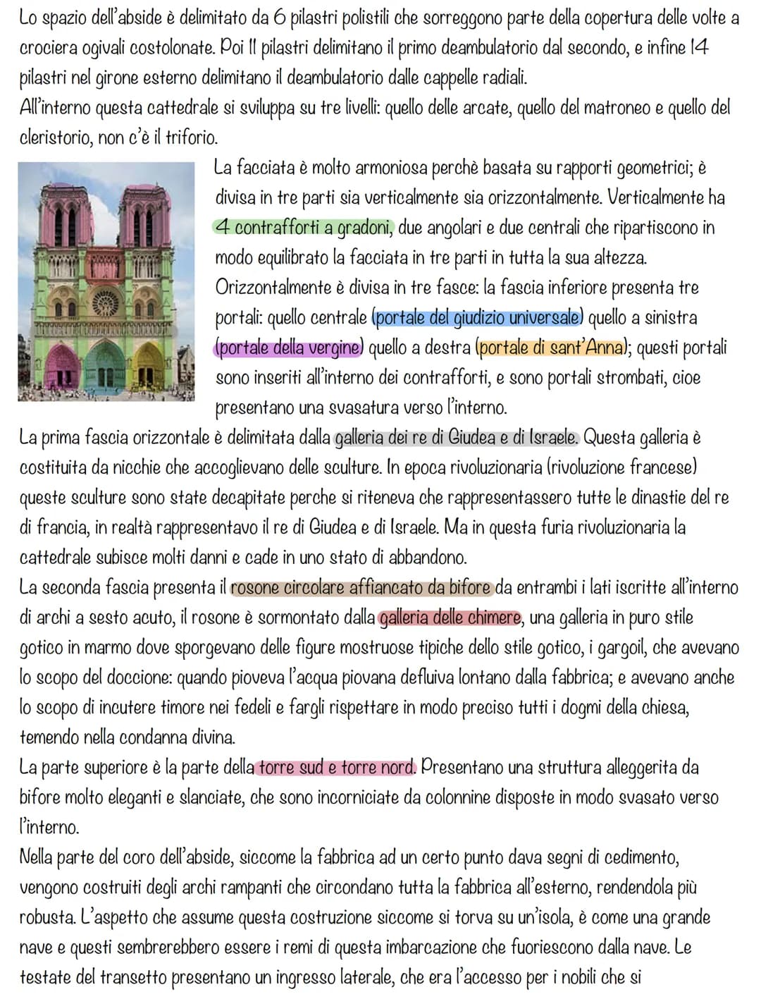 # IL GOTICO
L'architettura gotica si sviluppa tra il 1200 e il 1300.
Il termine "gotico" inizialmente assume un valore dispregiativo perch