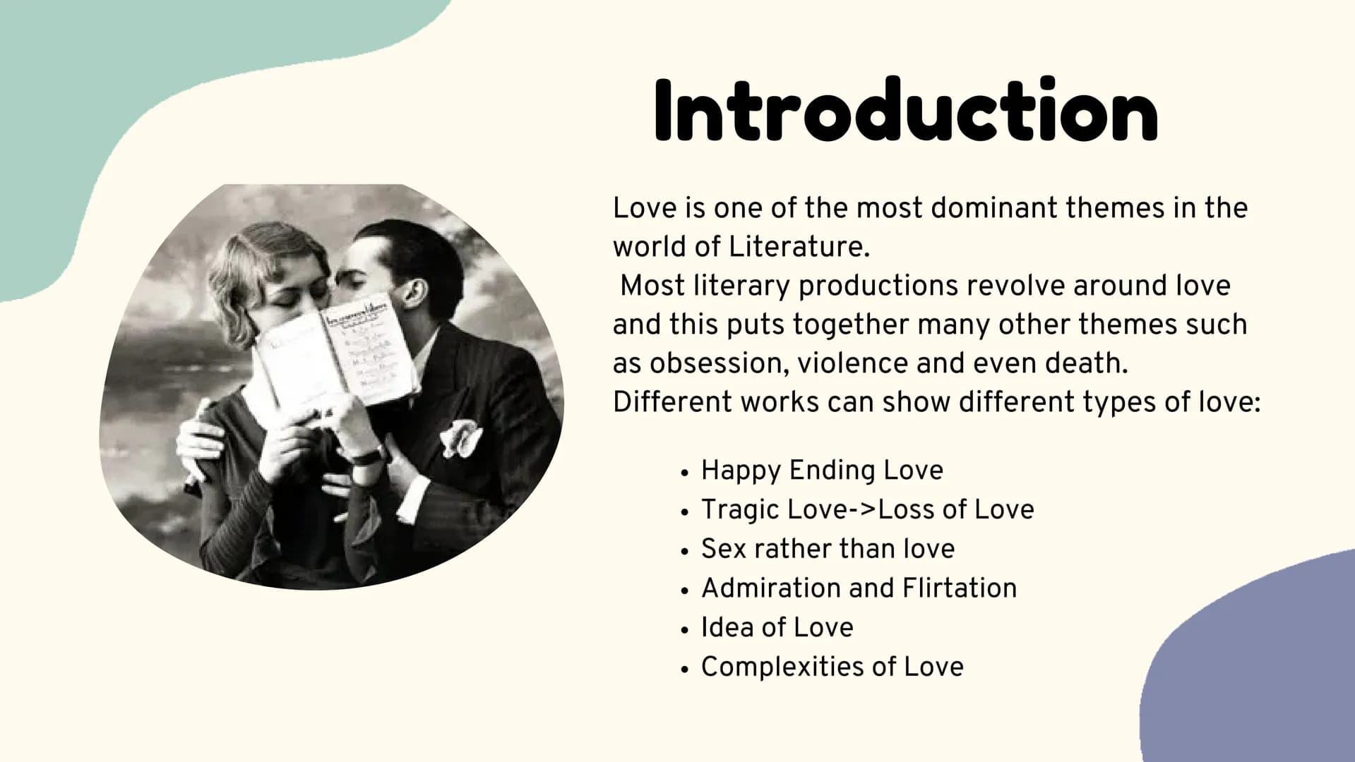 ### Liceo Classico Siotto Pintor
# Love in Literature
Gaia Corona e Gabriele Secci # Love
Whether platonic or romantic, fleeting or lifelo
