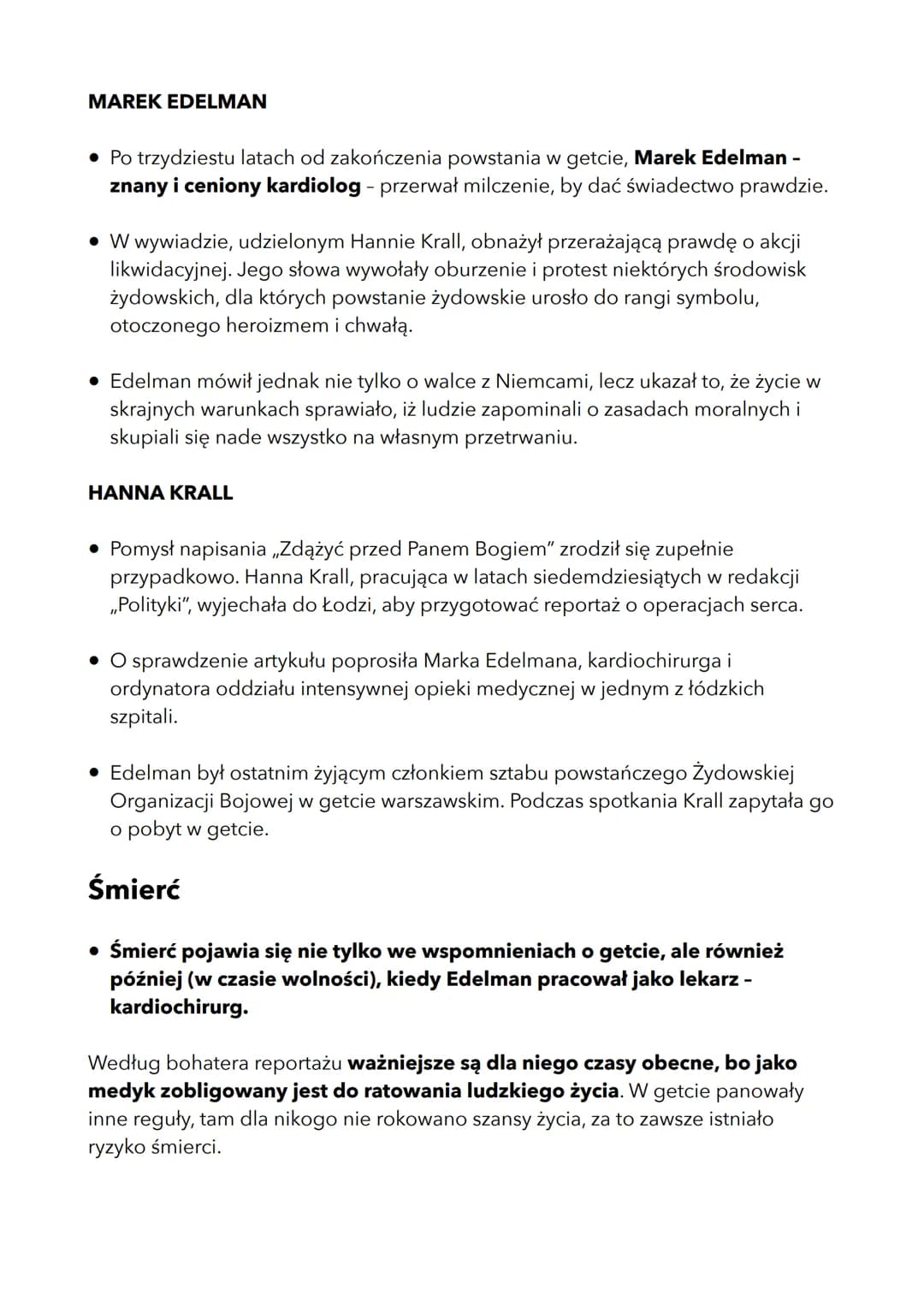 # zdążyć przed panem Bogiem
Geneza
POWSTANIE W GETCIE
* W roku 1942 Niemcy rozpoczęli akcję „przesiedlania ludności na Wschód",
któ