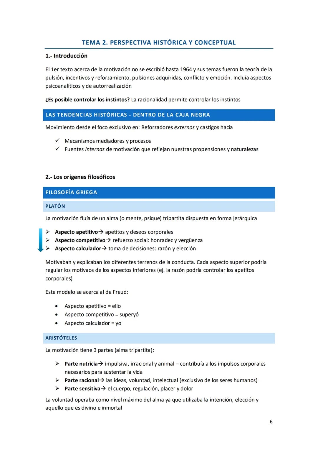 Psicologia de la
Motivacion y la
Emocion ÍNDICE
I.- PSICOLOGÍA DE LA MOTIVACIÓN
TEMA 1. Motivación: Cuestiones básicas....................