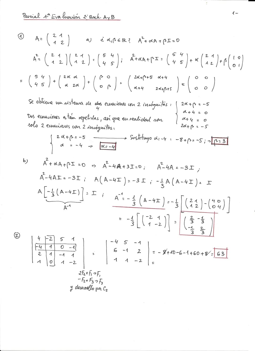 Primer examen 1ª Evaluación 2º de bachillerato. 16 de octubre de 2014.
1
INSTRUCCIONES GENERALES Y VALORACIÓN
El alumno contestará a los c