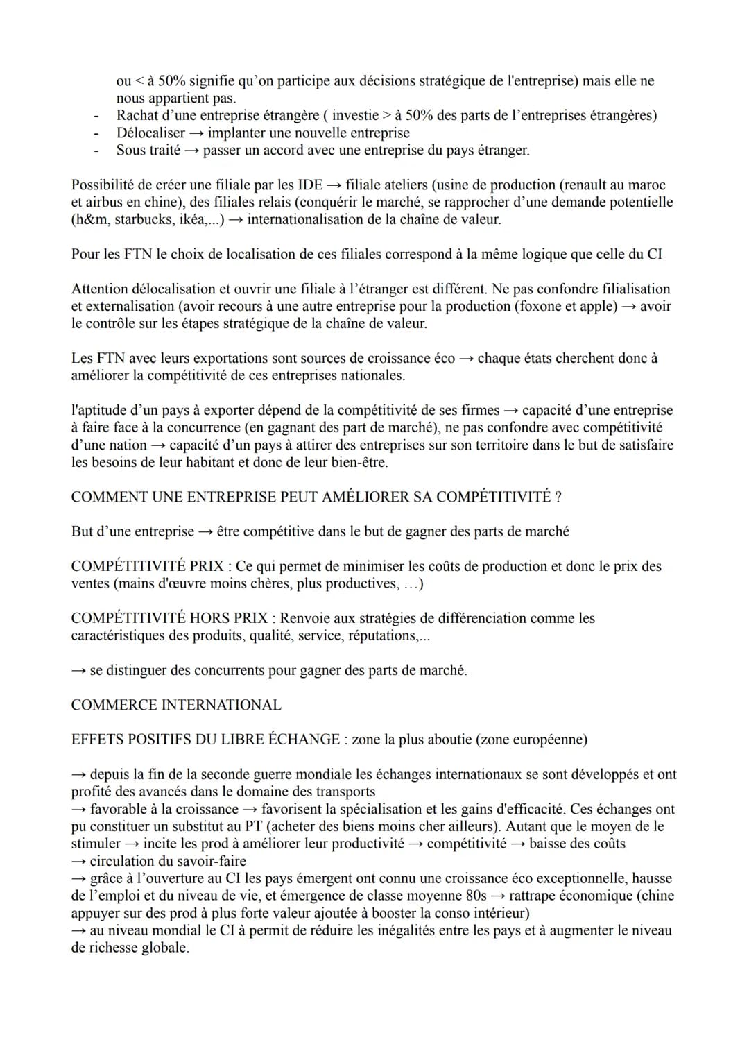 # Le commerce international
LE COMMERCE INTERNATIONAL C'EST QUOI ?
Désigne les échanges de produits entre pays → matière première: blé, pét