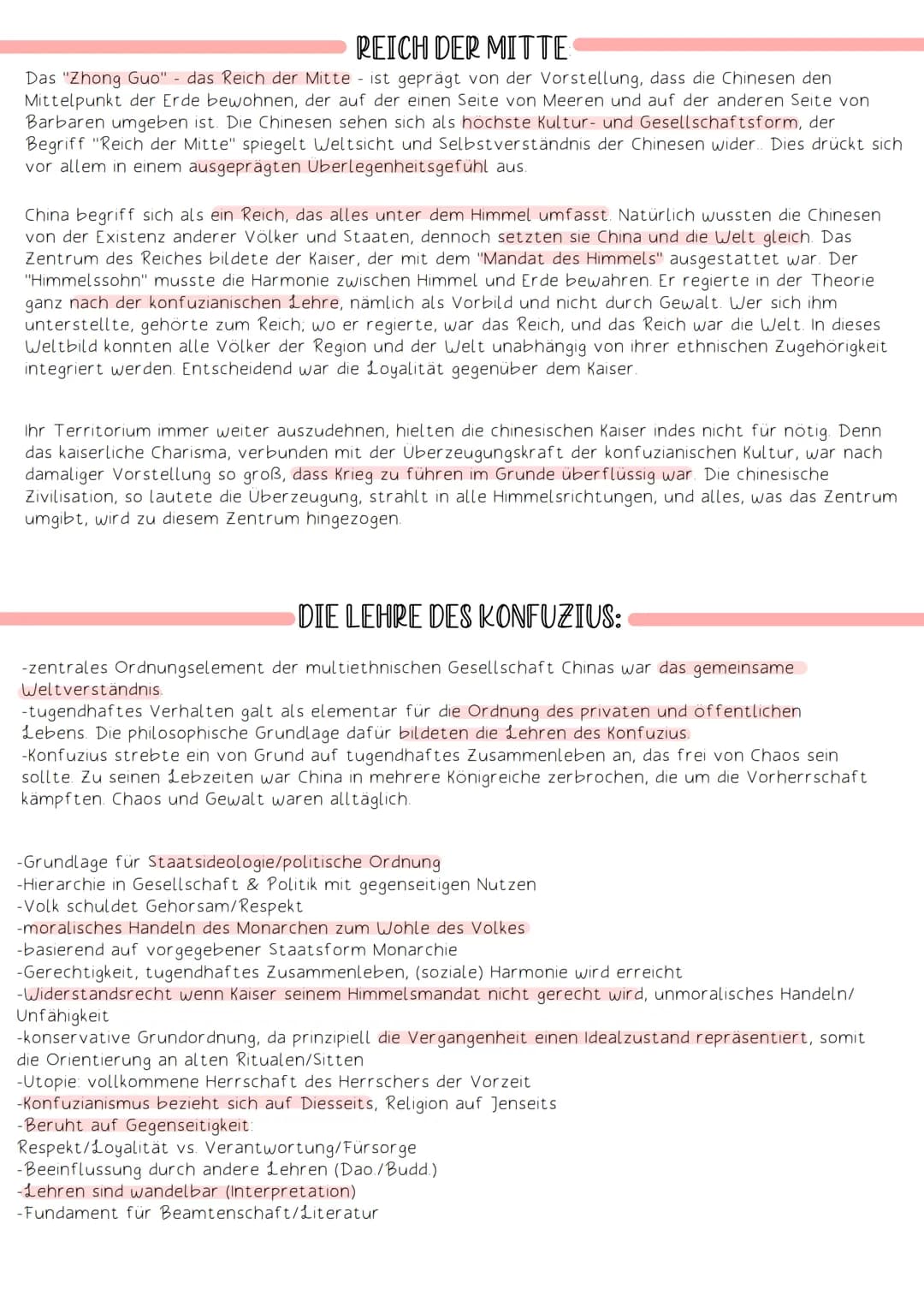 # CHINA & DIE IMPERIALISTISCHEN MÄCHTE
Han-Chinesen
Der Name geht auf die Han-Dynastie zuruck.
-Eine Hochzeit der Kunst und Kultur, aber au