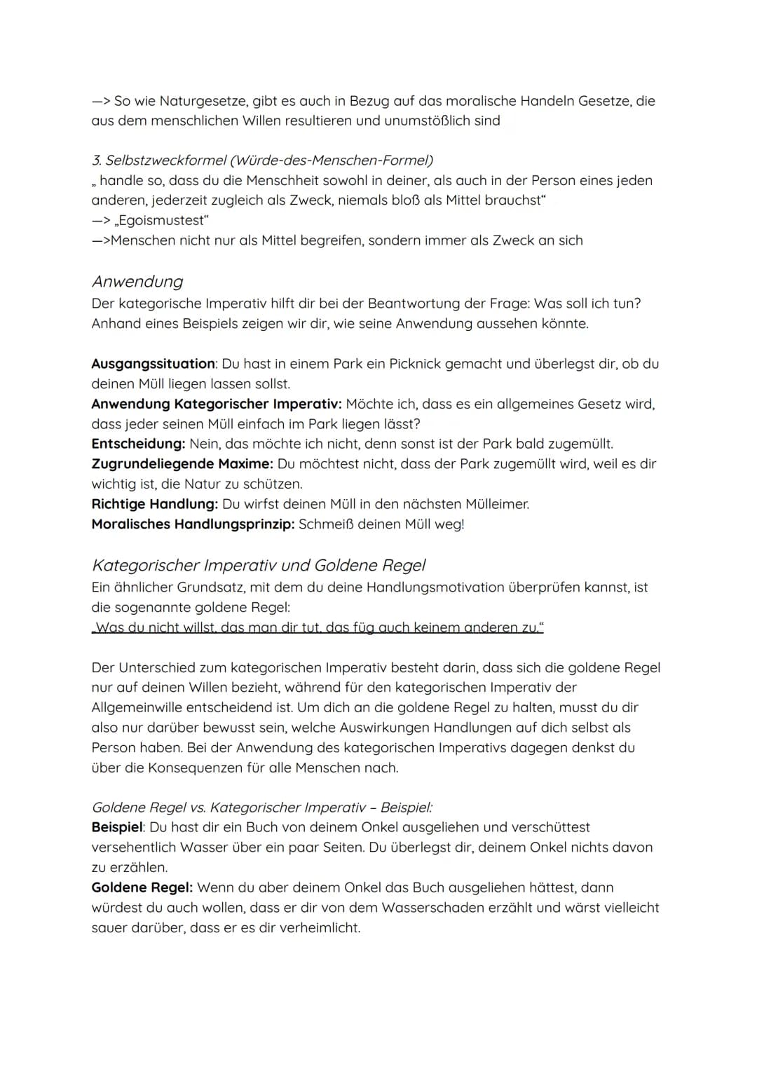 # Kant und der Kategorische Imperativ
Biografie Kant:
• Kant wurde am 22. April. 1724 in Königsberg geboren
Ging bereits als 8-jähriger au
