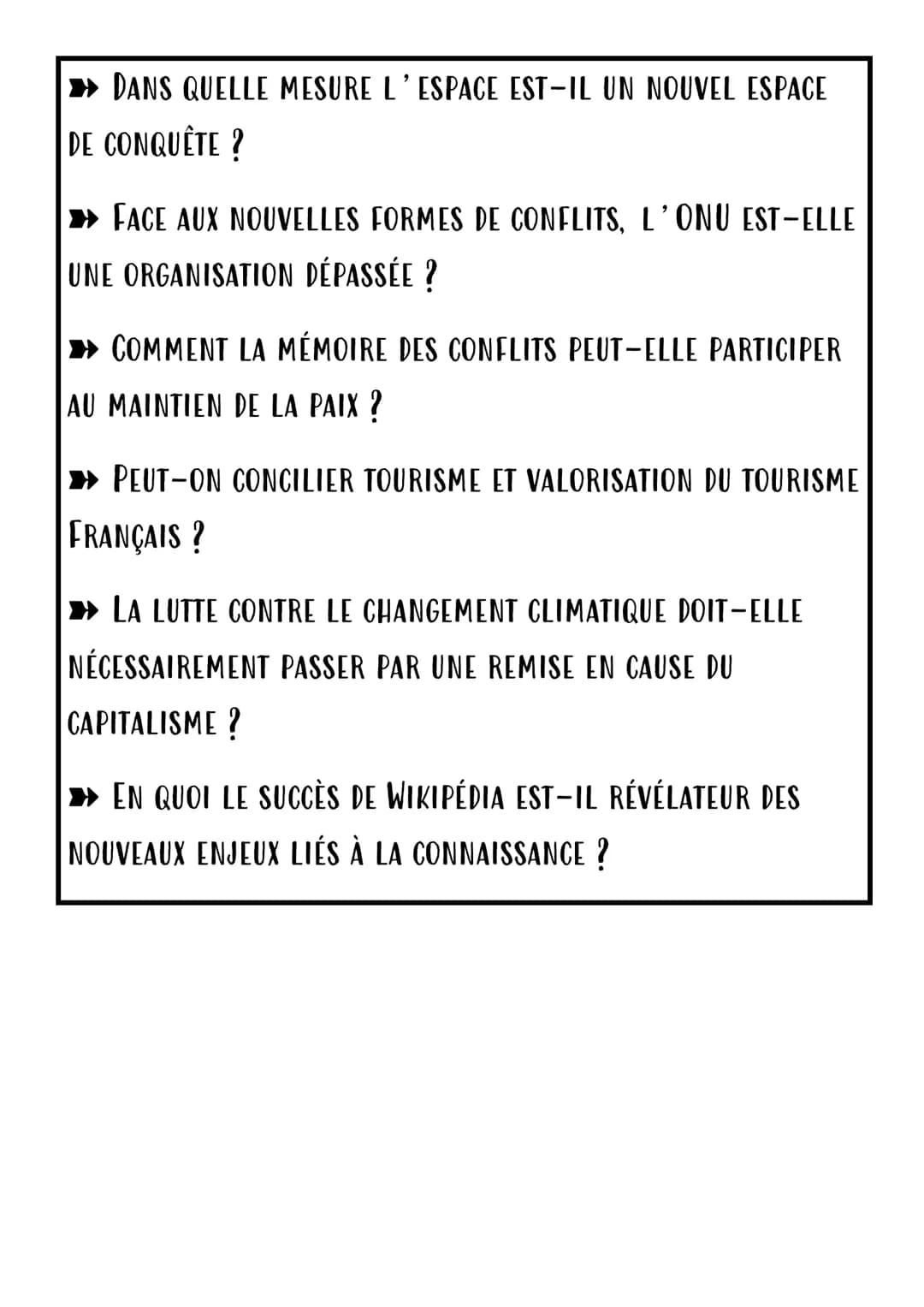 # SUJET GRAND ORAL
# HGGSP
SPECIALITE HGGSP
* LE MODÈLE DÉMOCRATIQUE EST-IL EN CRISE?
* PEUT-ON IMPOSER UNE DÉMOCRATIE ?
* COMMEN