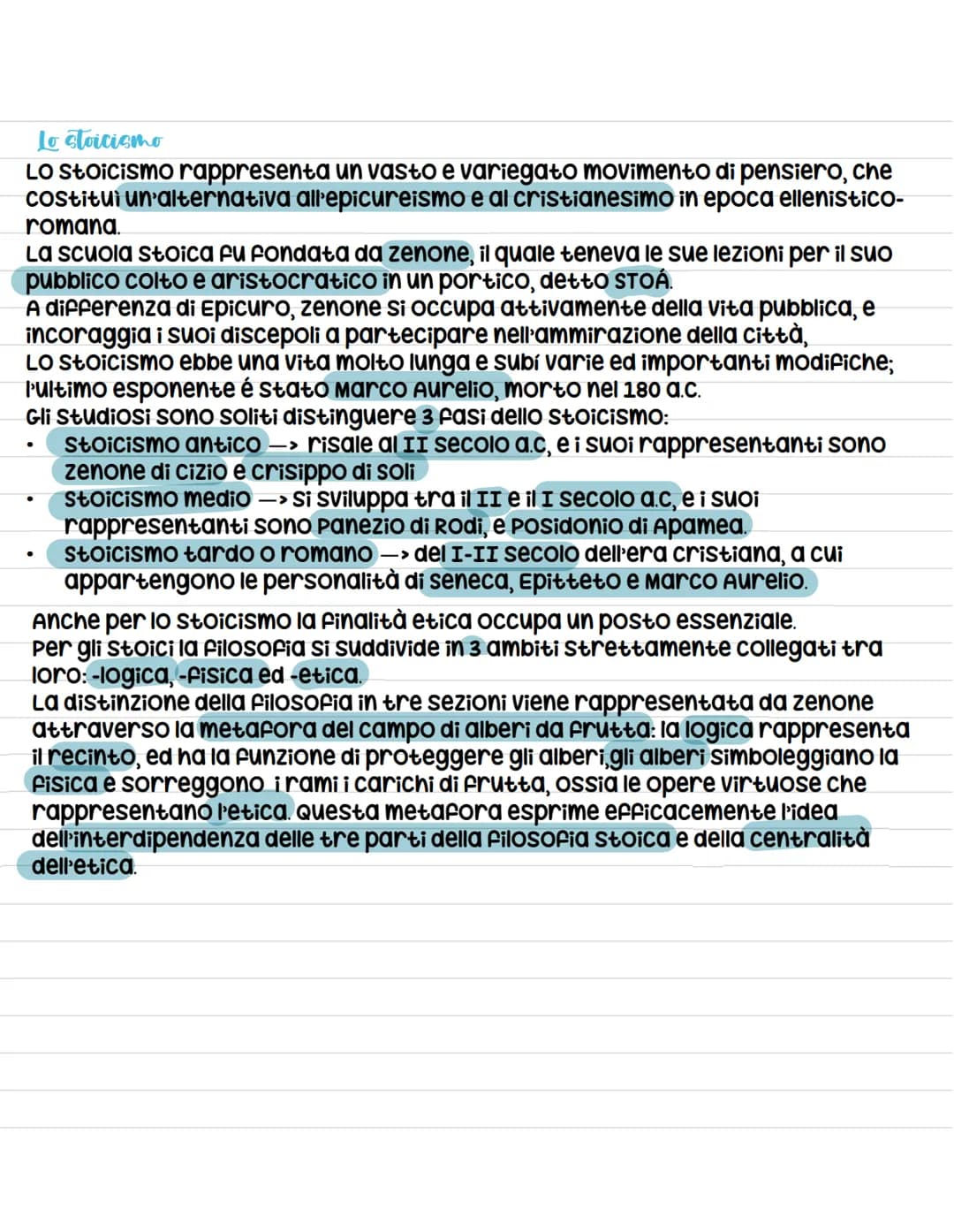 # Le filosofie Ellenistiche
- Il periodo Ellenistico
con il termine "Ellenistico" indichiamo il periodo della storia greca che si
sviluppa
