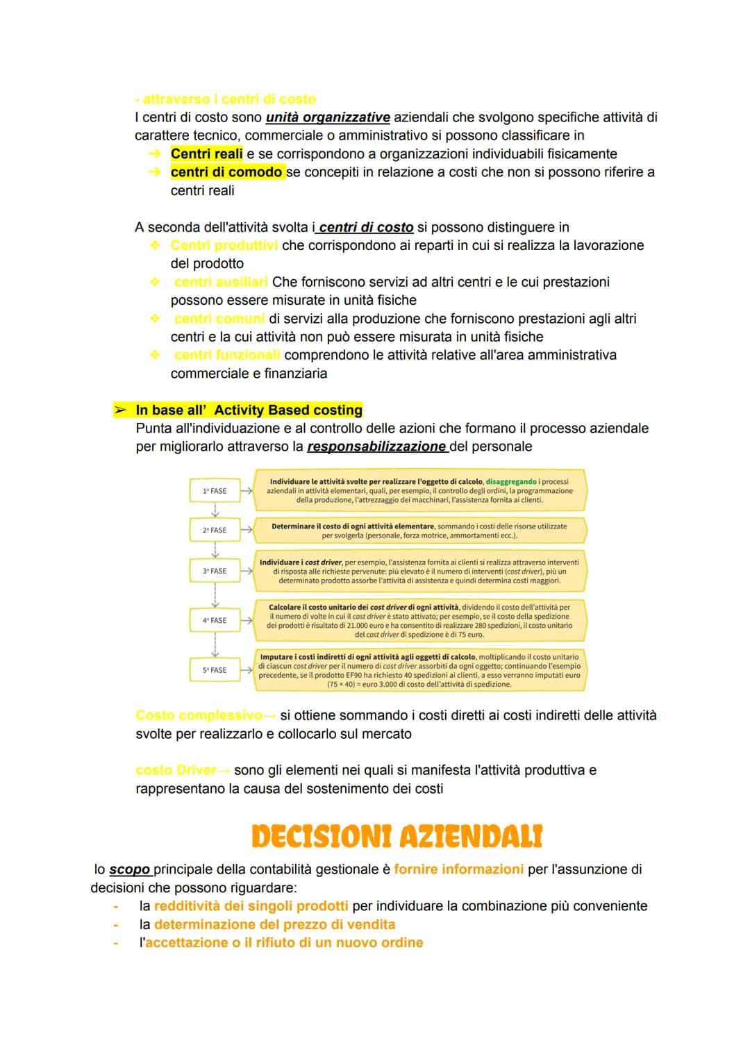 # ELEMENTI SISTEMA INFORMATIVO
# DIREZIONALE
Il sistema informativo deve Fornire agli organi aziendali le informazioni necessarie per
verifi