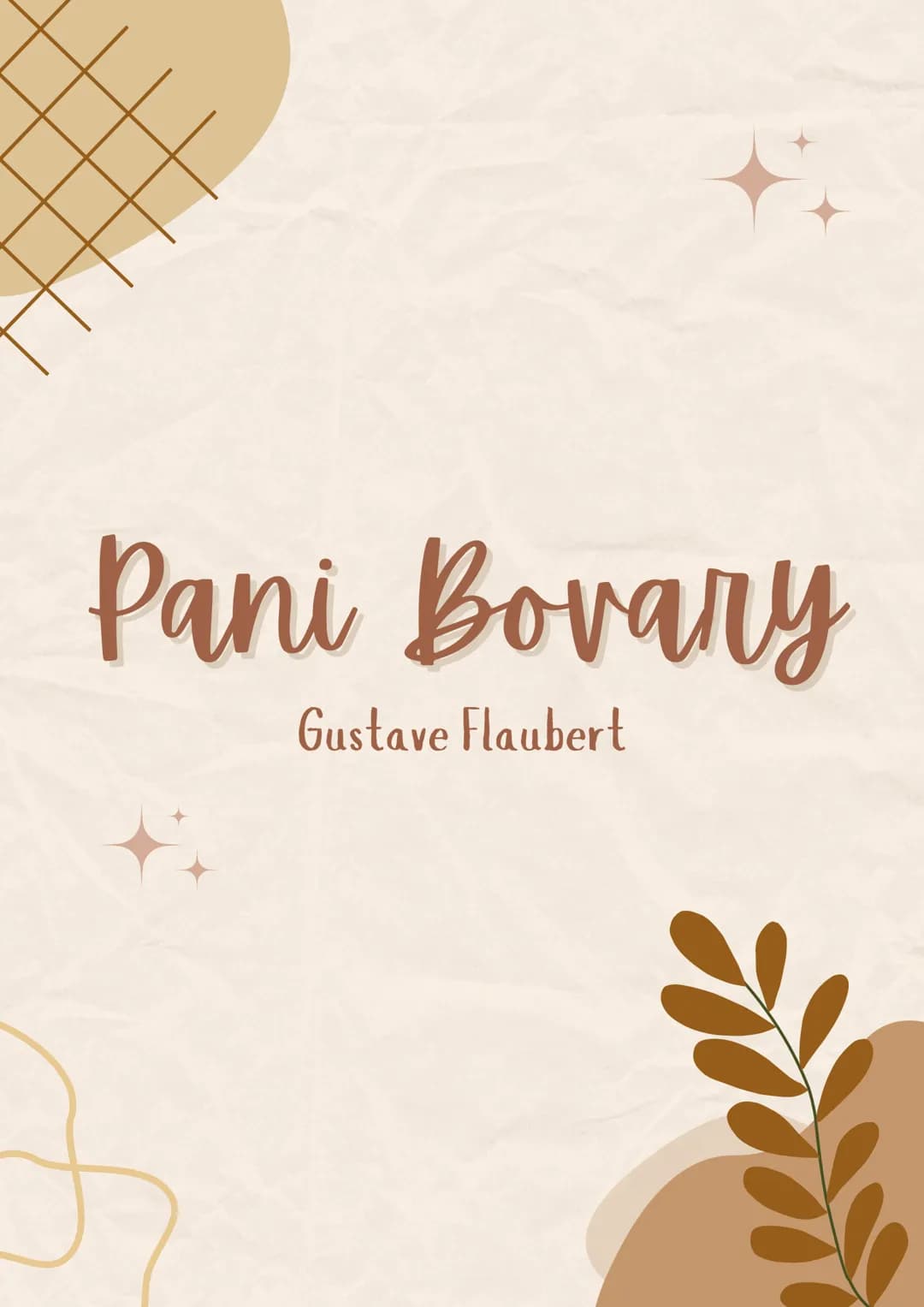 # Pani Bovary
Gustave Flaubert # Psycholiga według gustava Flaubera -
"Pani Bovary"
1. Czas i miejsce akcji
a. XIX wiek; francuska prowinc