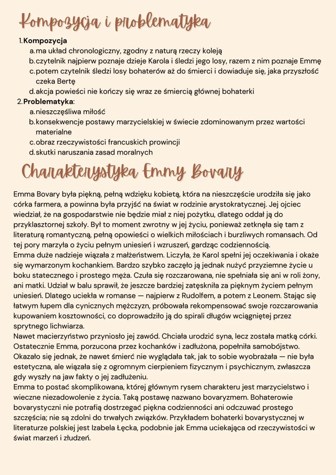 # Pani Bovary
Gustave Flaubert # Psycholiga według gustava Flaubera -
"Pani Bovary"
1. Czas i miejsce akcji
a. XIX wiek; francuska prowinc