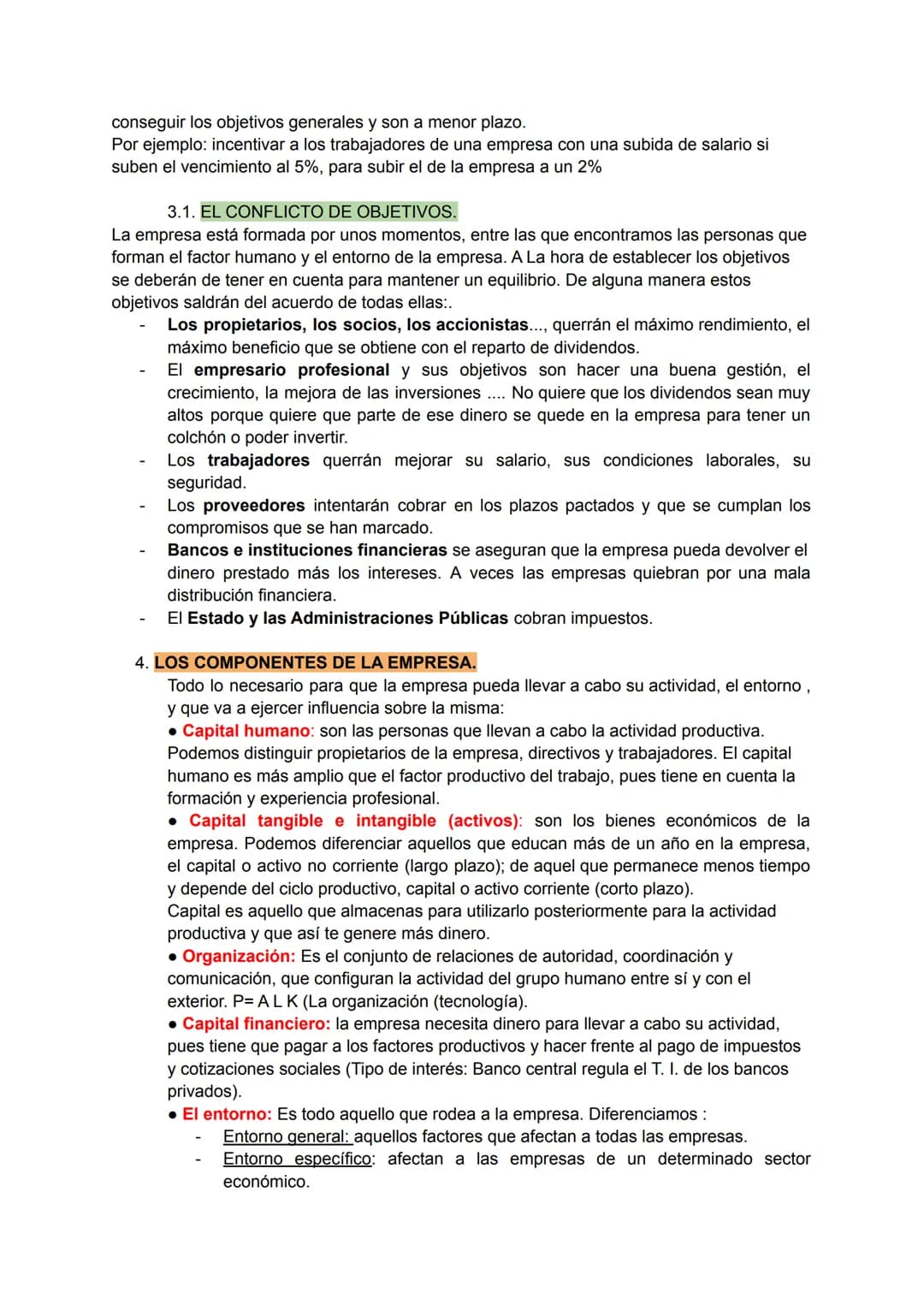 # TEMA 1. LA EMPRESA Y EL EMPRESARIO.
1. LA EMPRESA
- La empresa es un conjunto de elementos organizados y coordinados por la dirección,