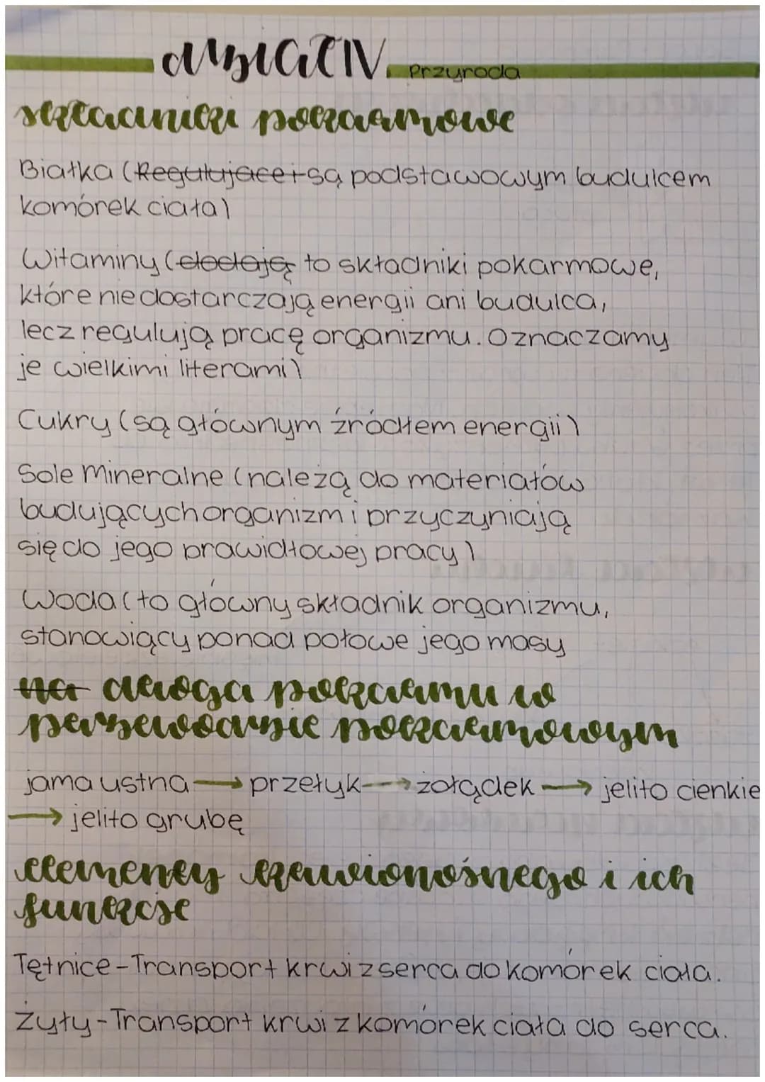 # MiaCVPzyroda
sklaaniri poraamowe
Białka (Regulujacersą podstawowym budulcem
komórek ciałal
Witaminy (eledają to składniki pokarmowe,
kt