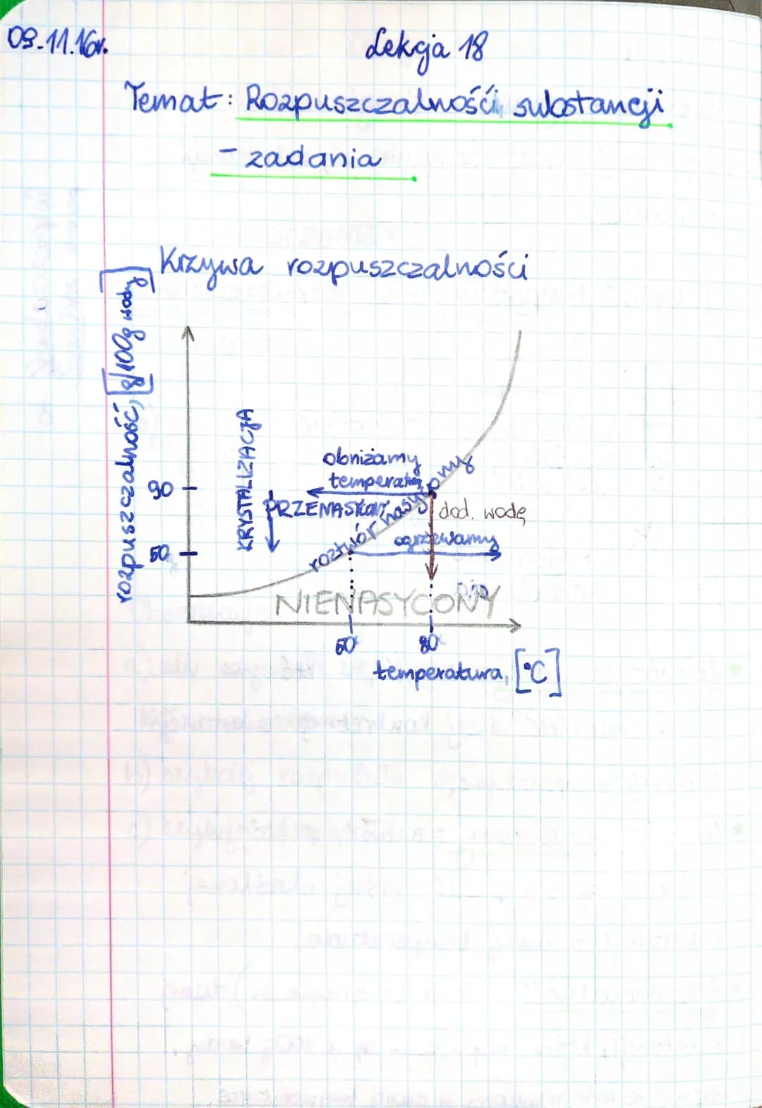 <p>Dzisiejsza lekcja dotyczy rozpuszczalności substancji. Zadania związane z rozpuszczalnością są kluczową częścią nauki chemii. Jednym z p