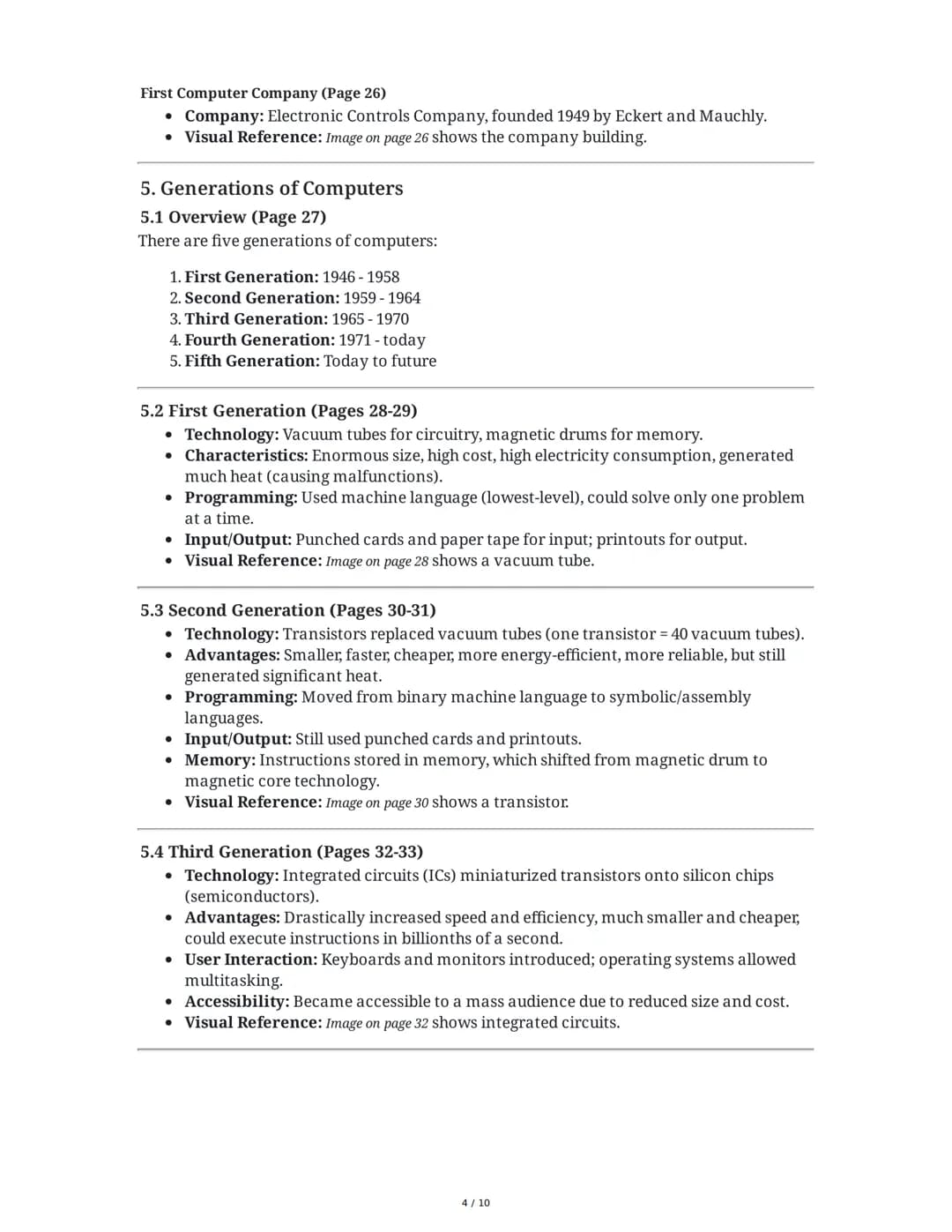 CSCA0101 Computing Basics: History of Computers
1. Introduction
This chapter provides a comprehensive overview of the history of computers,