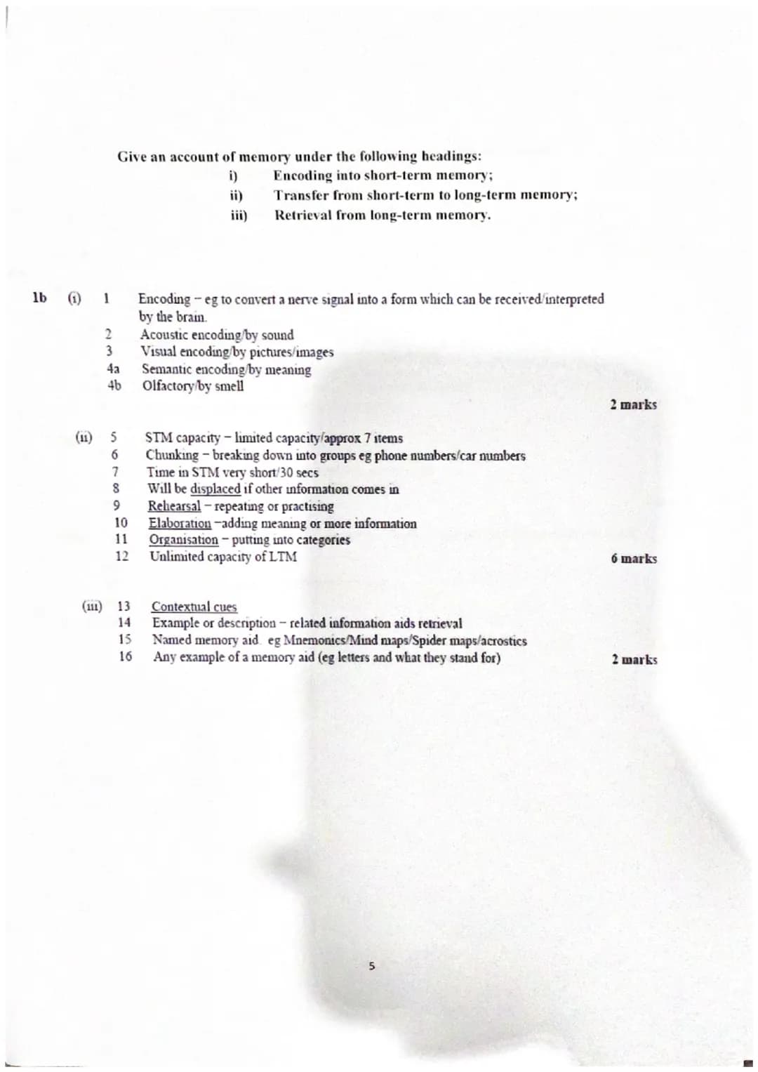 Essay Booklet - Unit 3
Neurobiology & Immunology
CfE Higher Human Biology
1 Give an account of the nervous system under the following