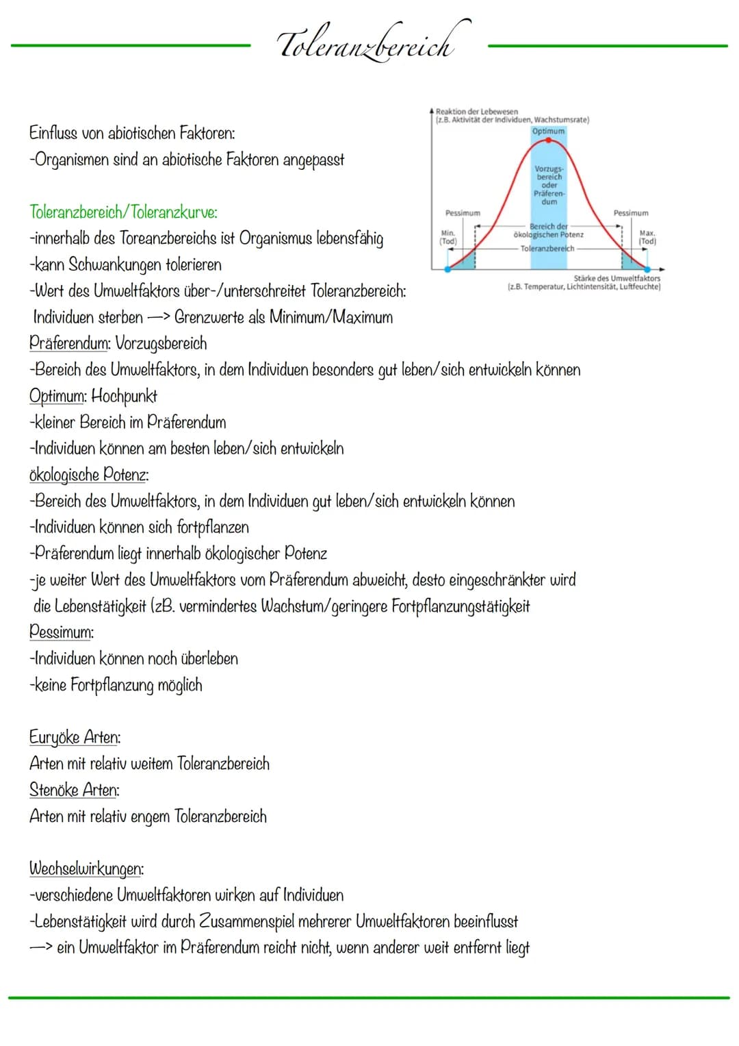 # Ökologie
Ökologie: Interaktionen/Wechselbeziehungen der Lebewesen mit ihrer Umwelt
Lehre vom Haushalt der Natur
Ökosystem: dynamisches B