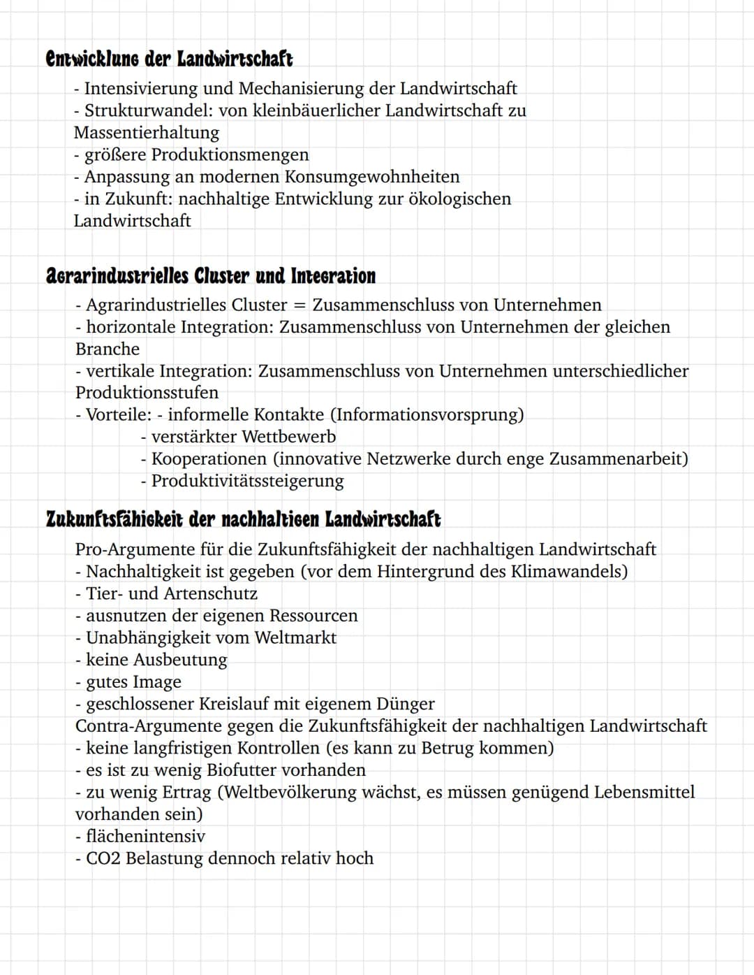 # INHALTSVERZEICHNIS
Landwirtschaft in verschiedenen Klima- und Vegetationszonen
Wertschöpfungsketten
□□□
□□□
Formen der Landwirtschaft
□□□