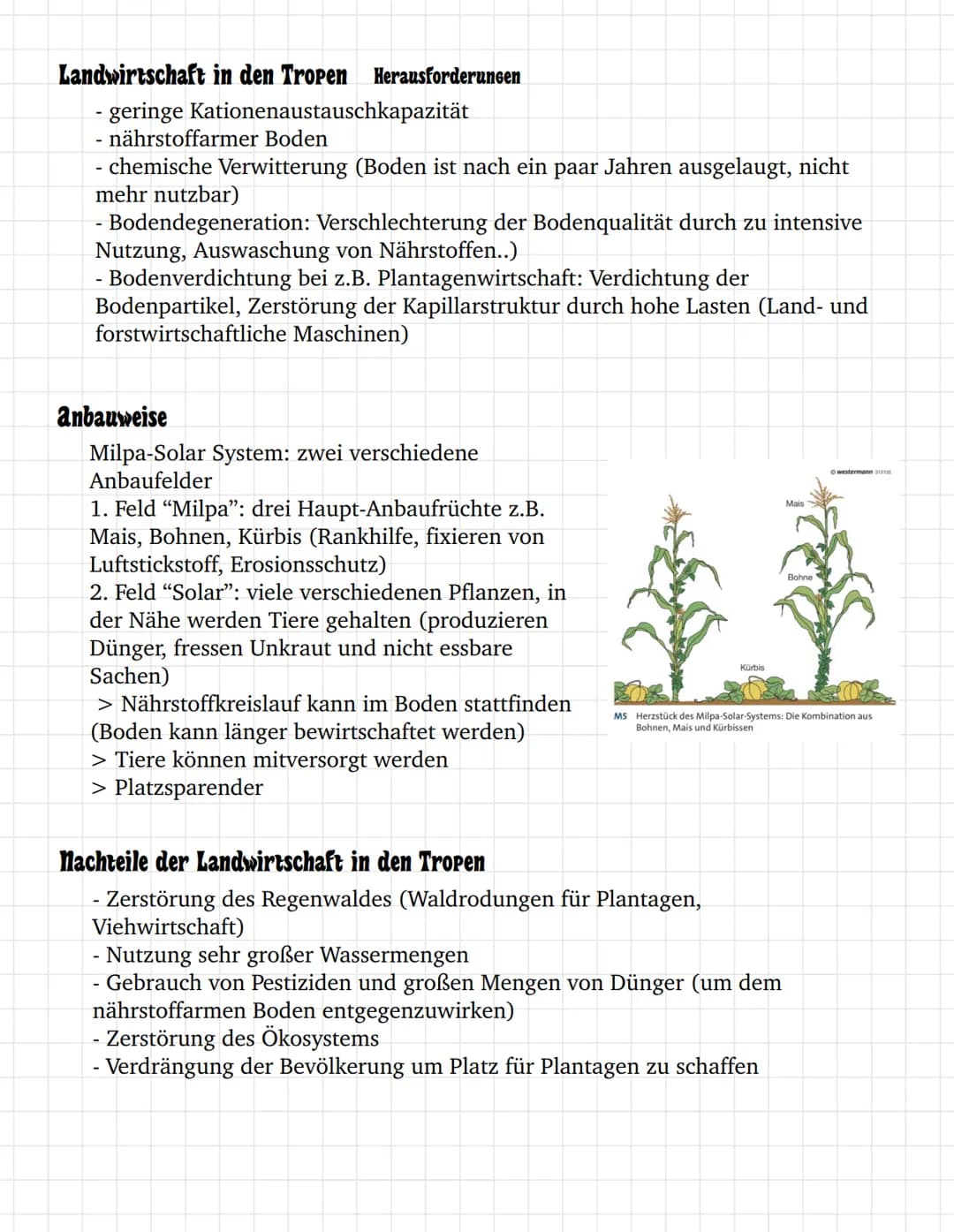 # INHALTSVERZEICHNIS
Landwirtschaft in verschiedenen Klima- und Vegetationszonen
Wertschöpfungsketten
□□□
□□□
Formen der Landwirtschaft
□□□