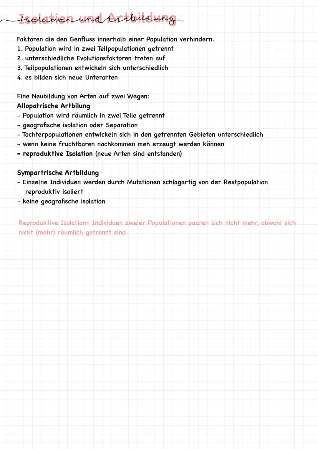 Evolution # Definition EVOLUTION-
Definition:
Mechanismen, Prozesse und historische Abläufe (Veränderungen), die zur
Entstehung des Lebens