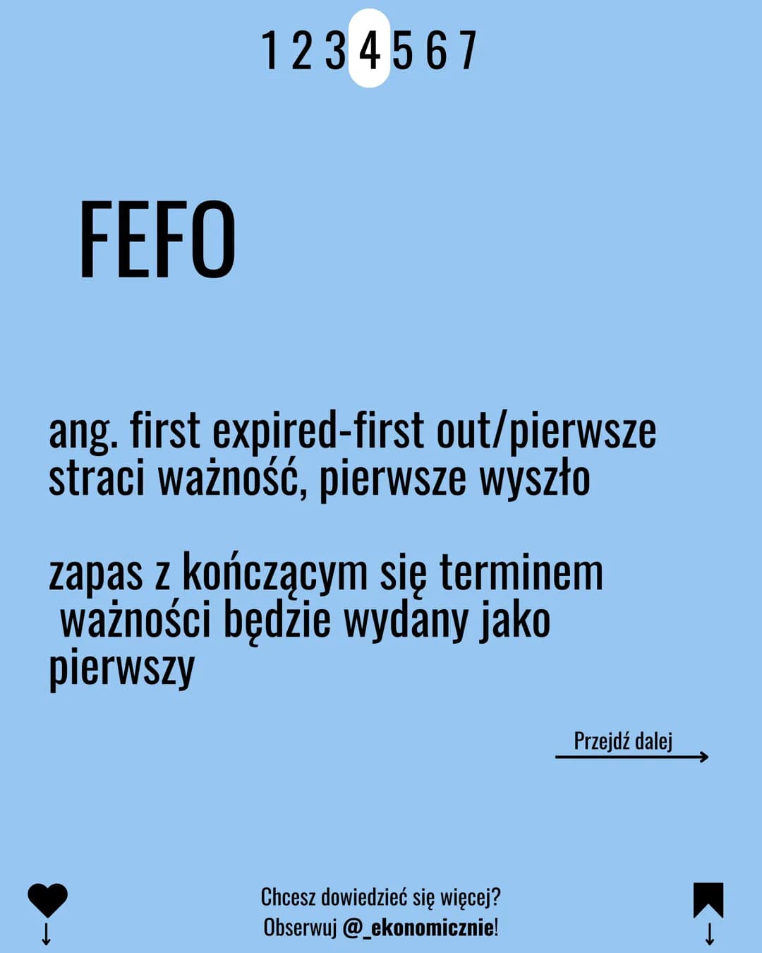 1234567
ΕΚΑ.04
METODY
WYDAWANIA
ZAPASÓW
Chcesz dowiedzieć się więcej?
Obserwuj @_ekonomicznie!
BLACK
WHITE
WHITED
BLACK
WHITE
BLACK 12345