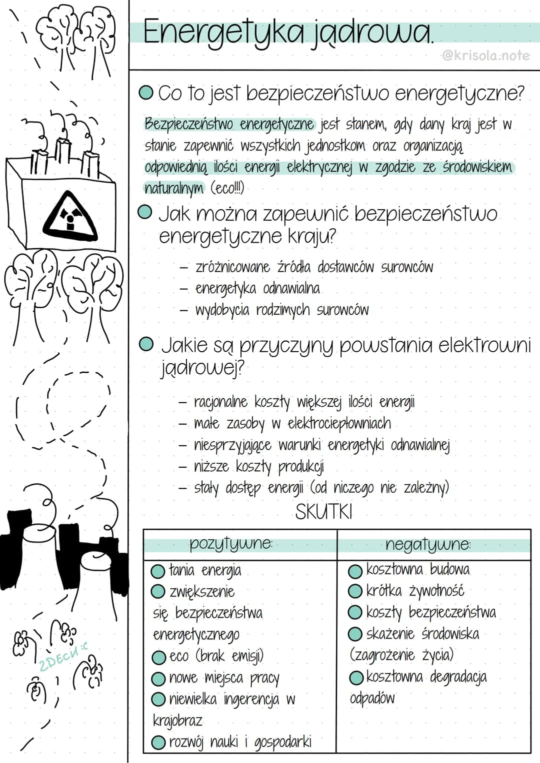 # Energetyka jądrowa.
@krisola.note
O Co to jest bezpieczeństwo energetyczne?
Bezpieczeństwo energetyczne jest stanem, gdy dany kraj jest