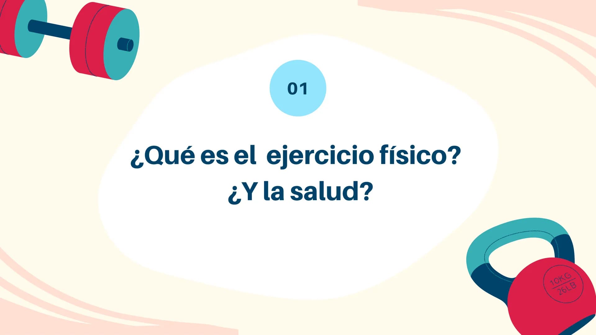 Educación Física
# LA CONDICIÓN
# FÍSICA D
01
INTRODUCCIÓN
El ejercicio físico y la
salud
04
ÍNDICE
02
¿QUÉ ES LA
CONDICIÓN FÍSICA?
03