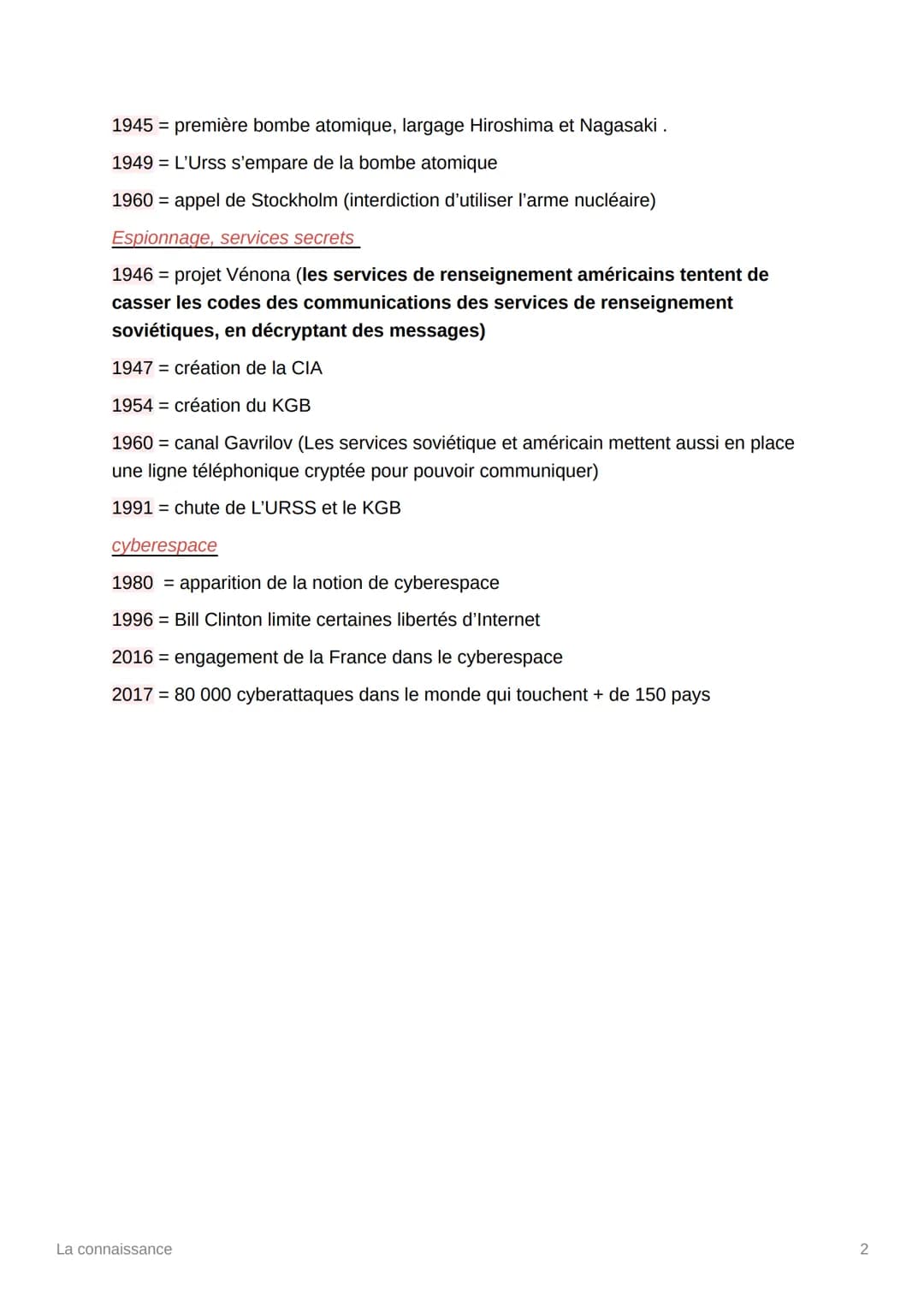 早馆
# La connaissance
_dates importantes !_
La diffusion et production de la connaissance
XVI-XVIII siècle = évolution de la connaissance