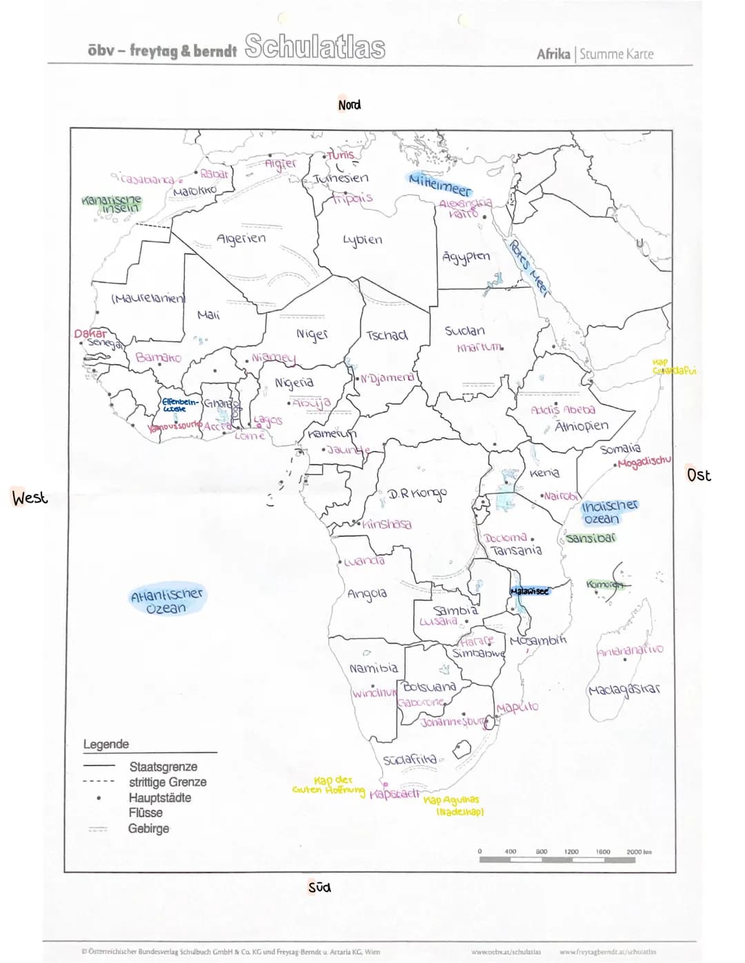 West
ōbv - freytag & berndt Schulatlas
Casablanca
Kanarische
inseln
Rabat
магокко
(Mauretanien
Dakar
•Senegal
Nord
Tunis
Algier
し
J