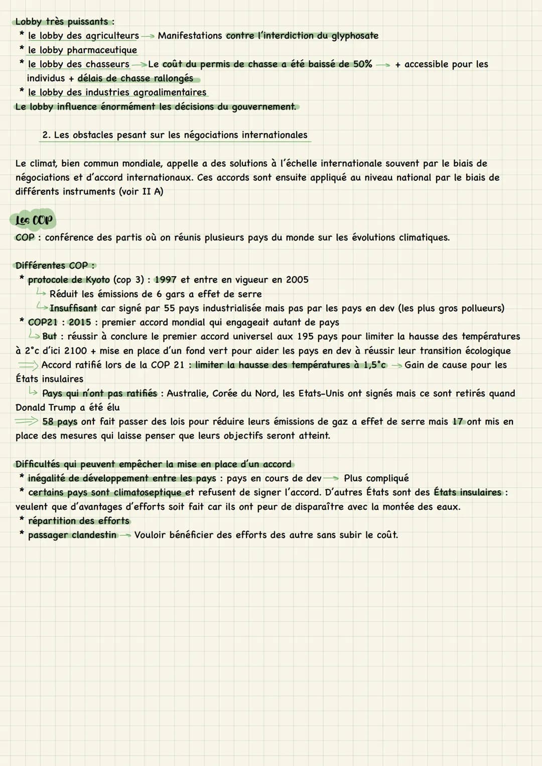 # Chapitre 2
Quelles actions publique pour l'environnement ?
I. Comment se construisent les questions environnementales?
A. La constructi