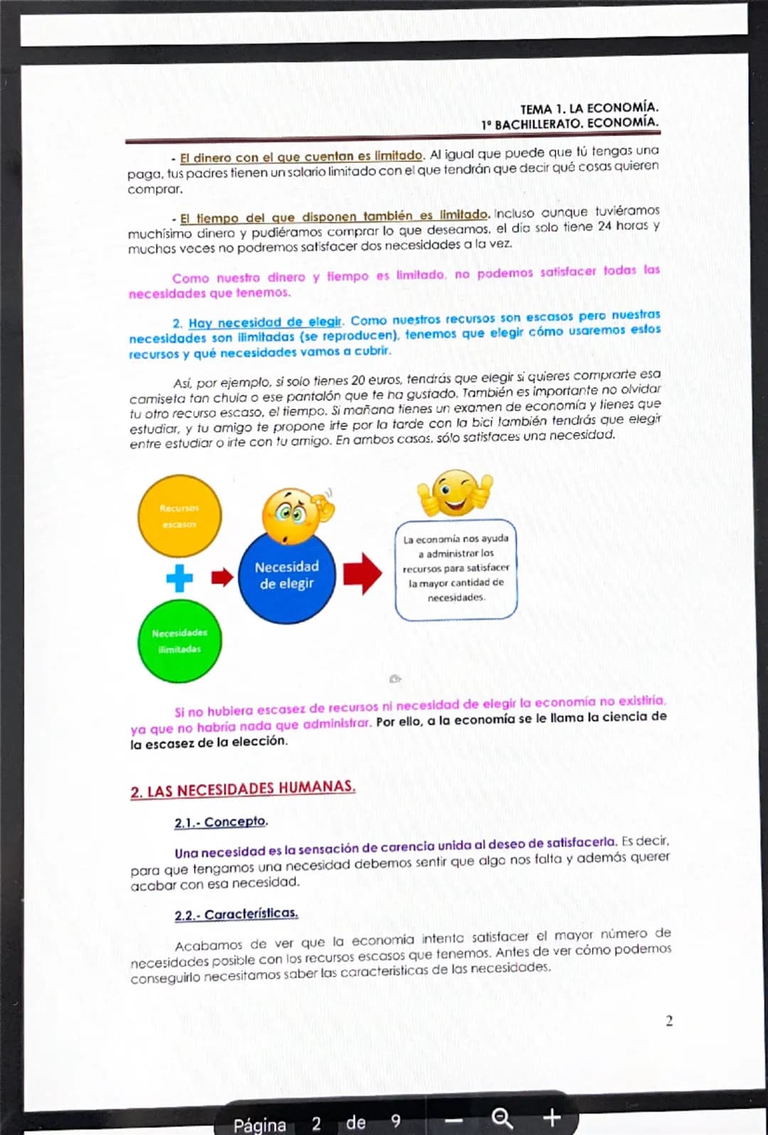 # ¿QUÉ ES LA
ECONOMÍA?
1. ¿QUÉ ES LA ECONOMÍA?
2. LAS NECESIDADES HUMANAS.
2.1.- Concepto.
2.2.- Características.
2.3.- Clasificación.
3