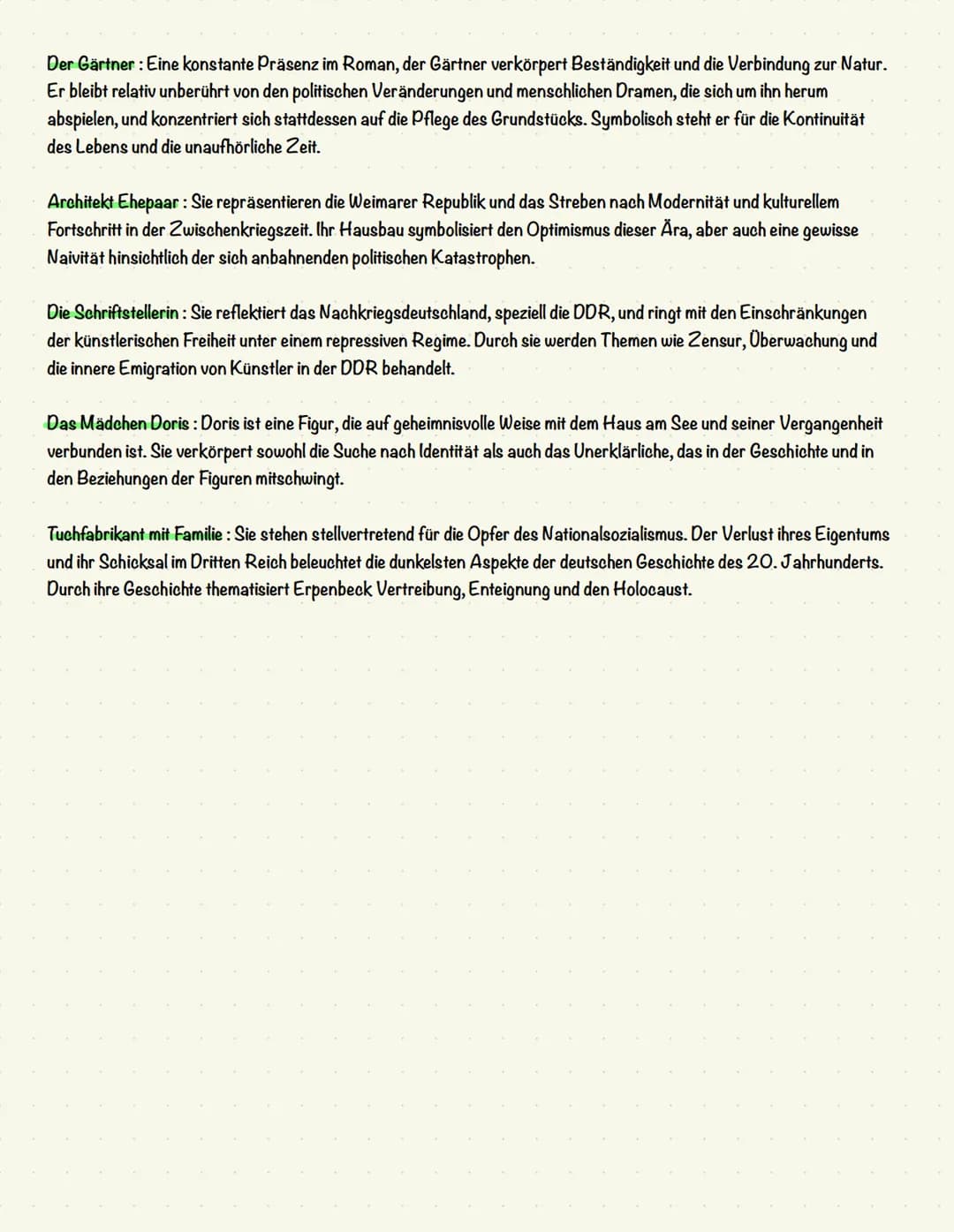 # Heimsuchung Lernzettel
Übersicht Kapiteln
Prolog (S,9-11), (Zeit: Vor 24.000), (Ort: Märkischer See): Erdgeschichtliche Entwicklung der