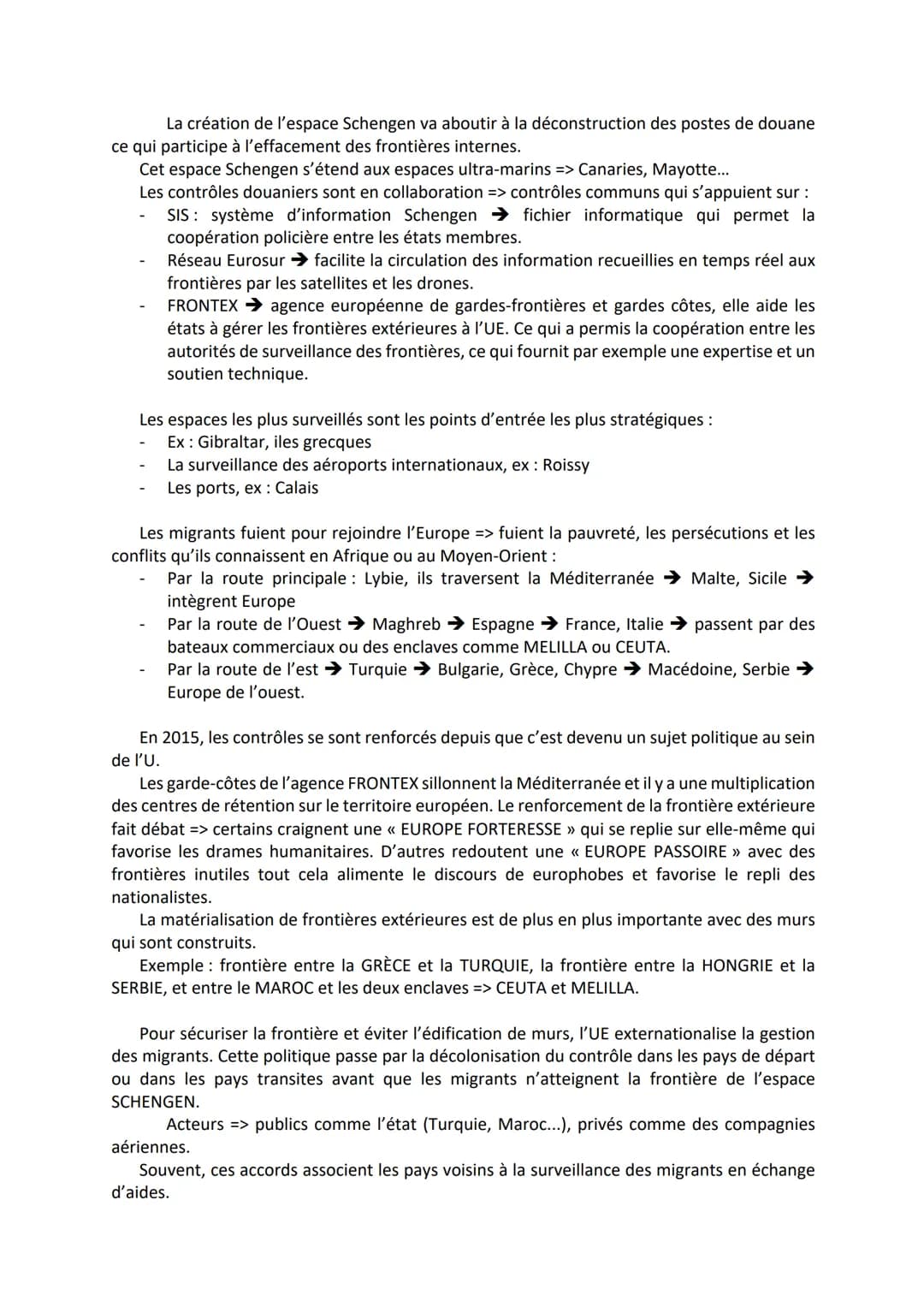 # HGGSP
Thème n°3: Étudier les divisions politiques du monde: les frontières
Objet conclusif : Les frontières internes et externes de l'Uni