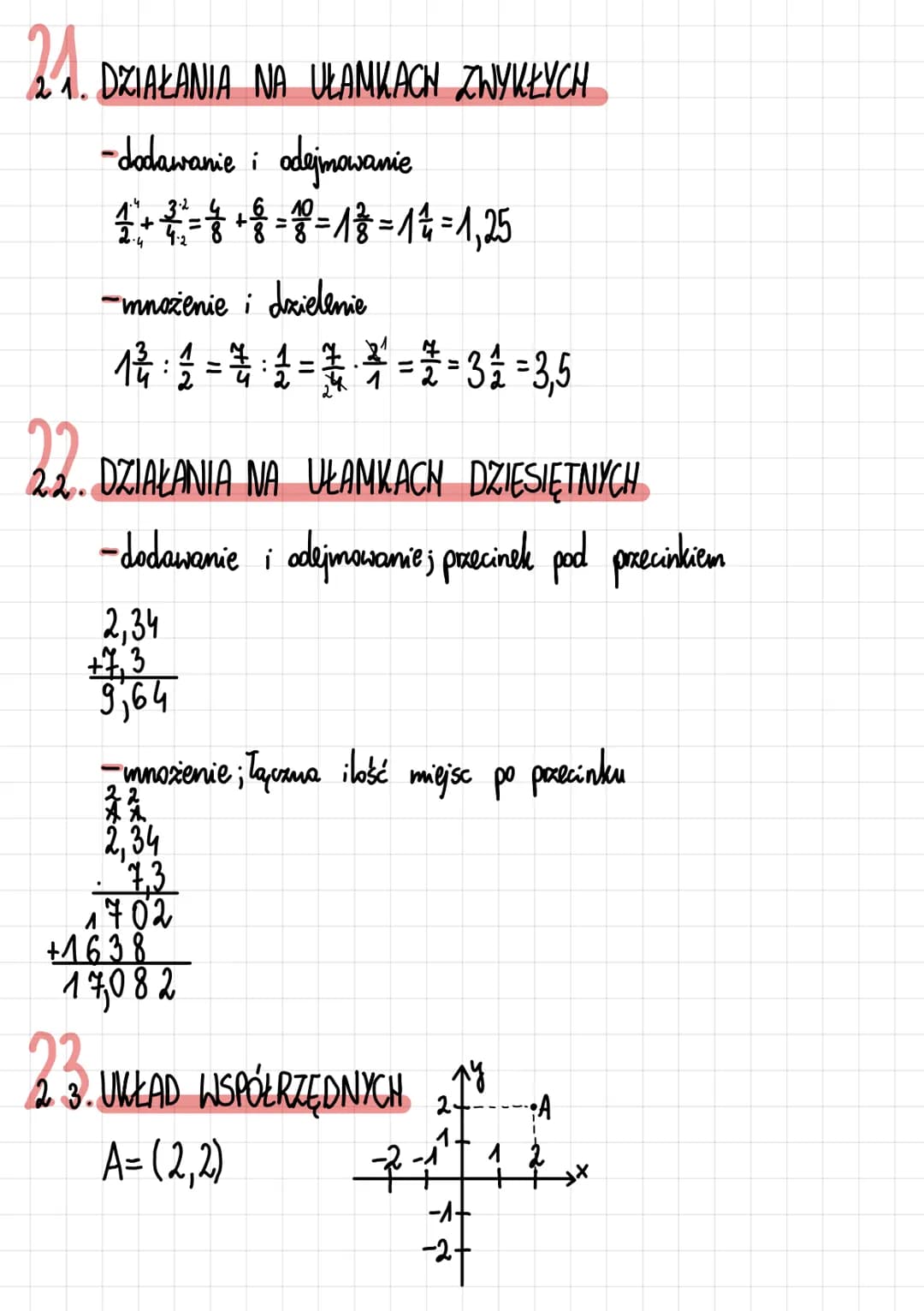 # МАТЕМАТИКА
Es
1. ŚREDNIA ARYTMETYCZNA
Suma danych np: 6,4,2,3 = $\frac{6+4+2+3}{4} = \frac{15}{4} = 3\frac{3}{4} = 3,75$
licxba danych