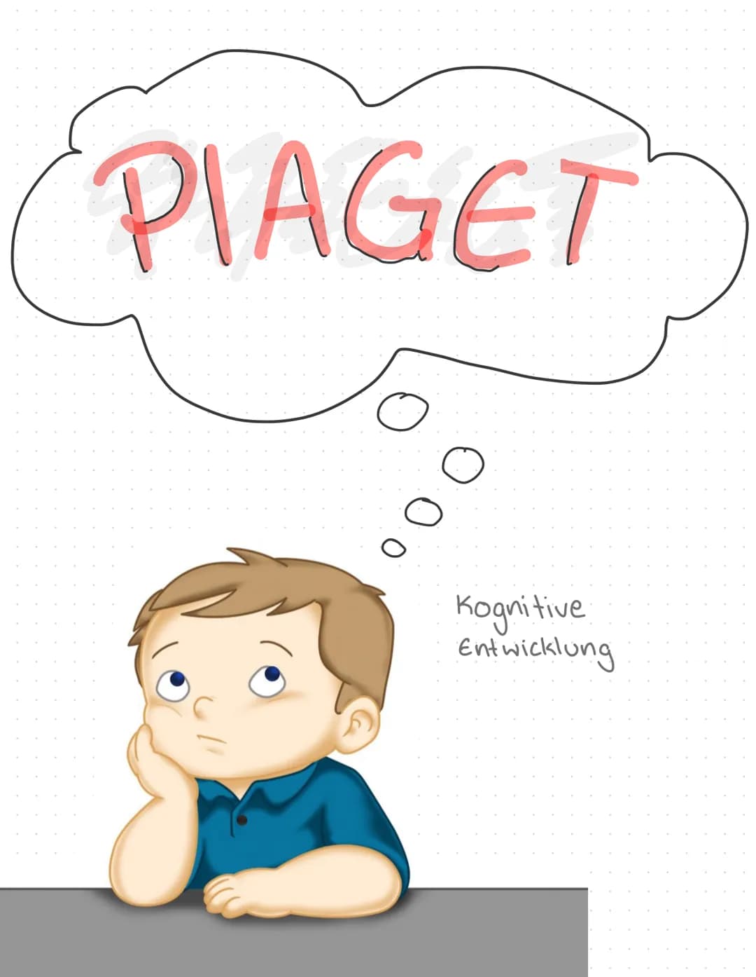 # PIAGET
Kognitive
Entwicklung # Grundlegende Thesen:
- Kinder einer Stufe haben ähnliche Denkschemata & machen
die gleichen Denkfehler
- K