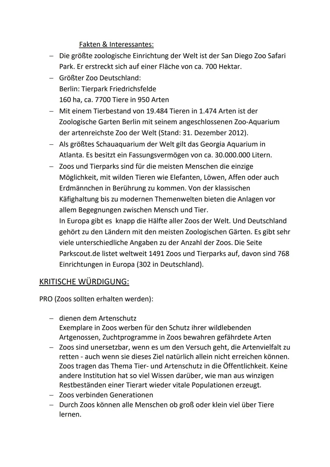 # Referat über Tiere im Zoo
➤ Definition, Begriff
➤ Geschichte, Entwicklung
- Erster Zoo
- Ursprünglicher Zweck eines Zoos
- Anzahl der