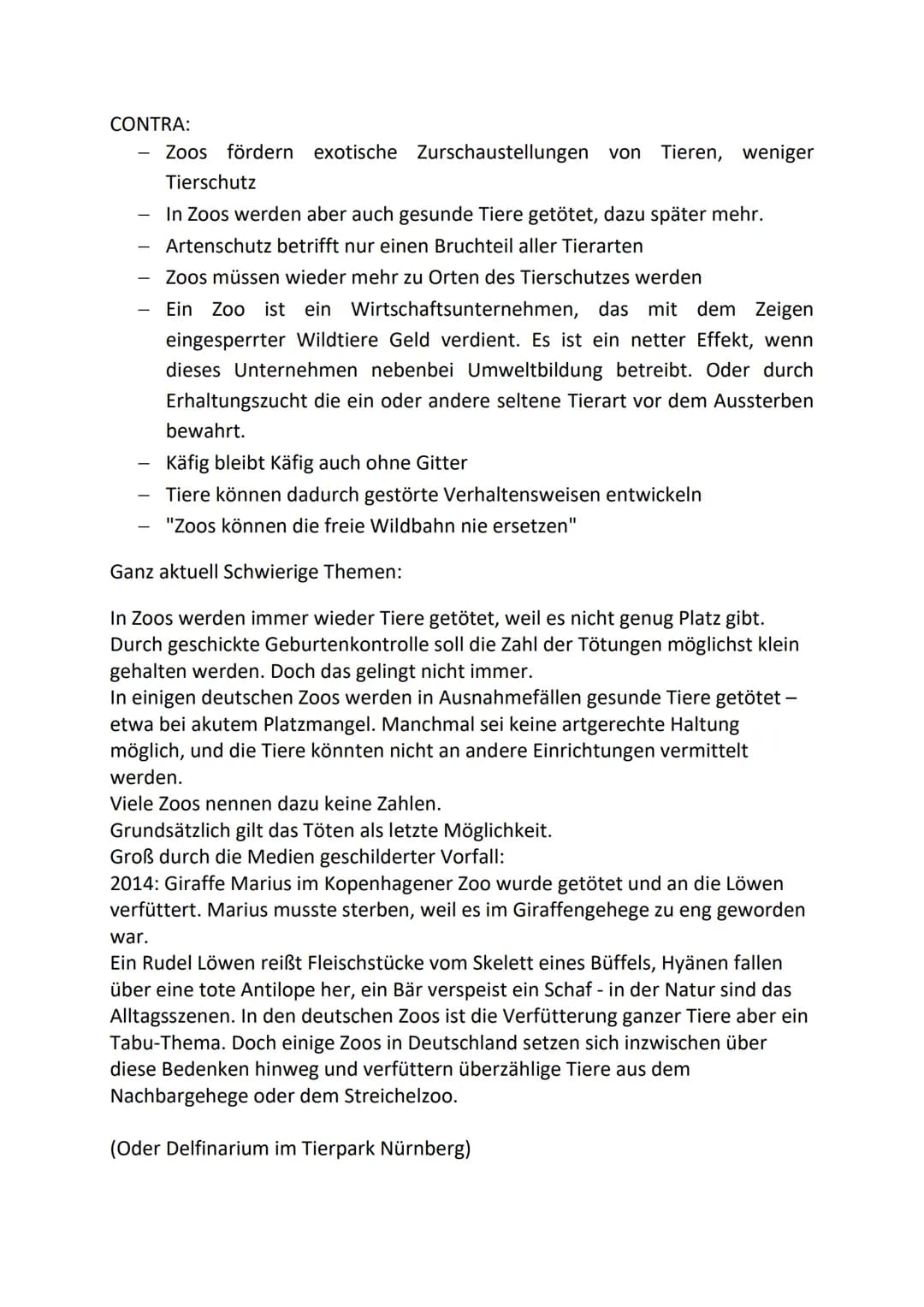 # Referat über Tiere im Zoo
➤ Definition, Begriff
➤ Geschichte, Entwicklung
- Erster Zoo
- Ursprünglicher Zweck eines Zoos
- Anzahl der