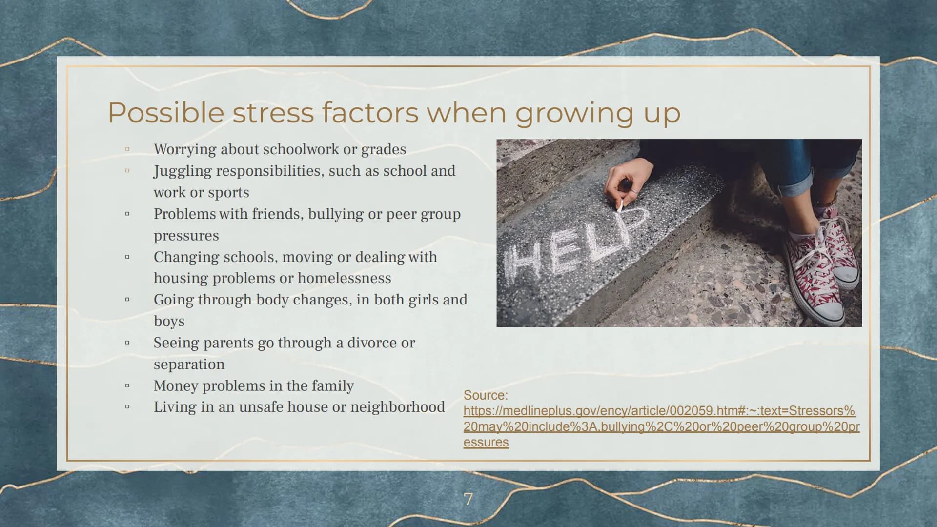 Growing up # Stages of growing up
- Infancy
- Early childhood
- Middle childhood
- Adolescence
- Young adulthood
- Middle adulthood
- Old a